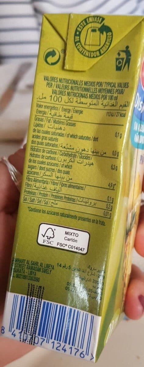 Open Food Facts Zumo de piña packshot