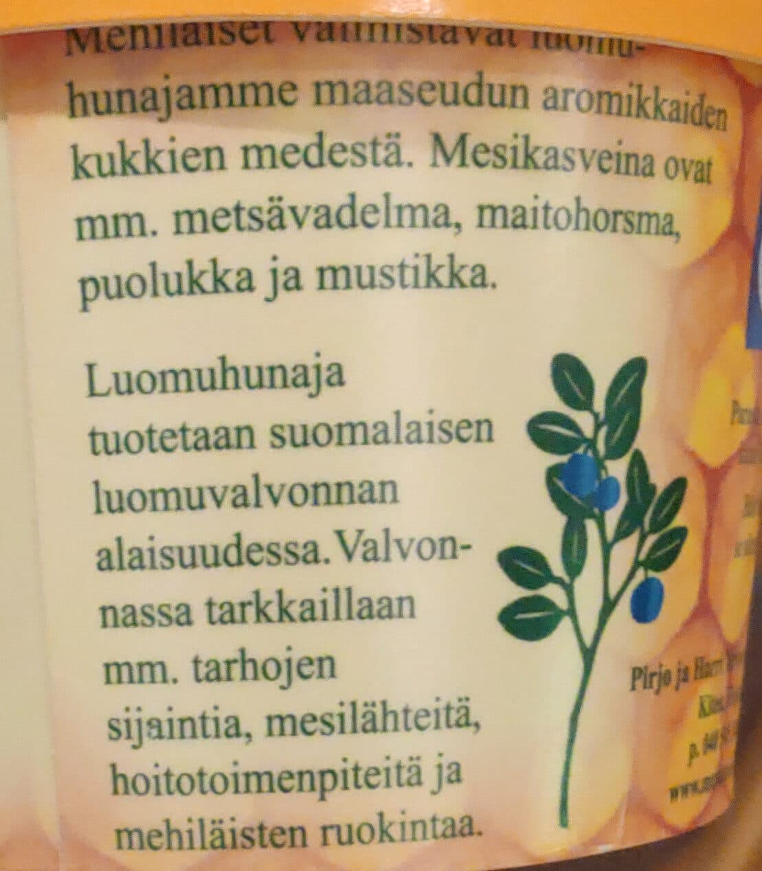 Metsämesi Luomuhunaja packshot