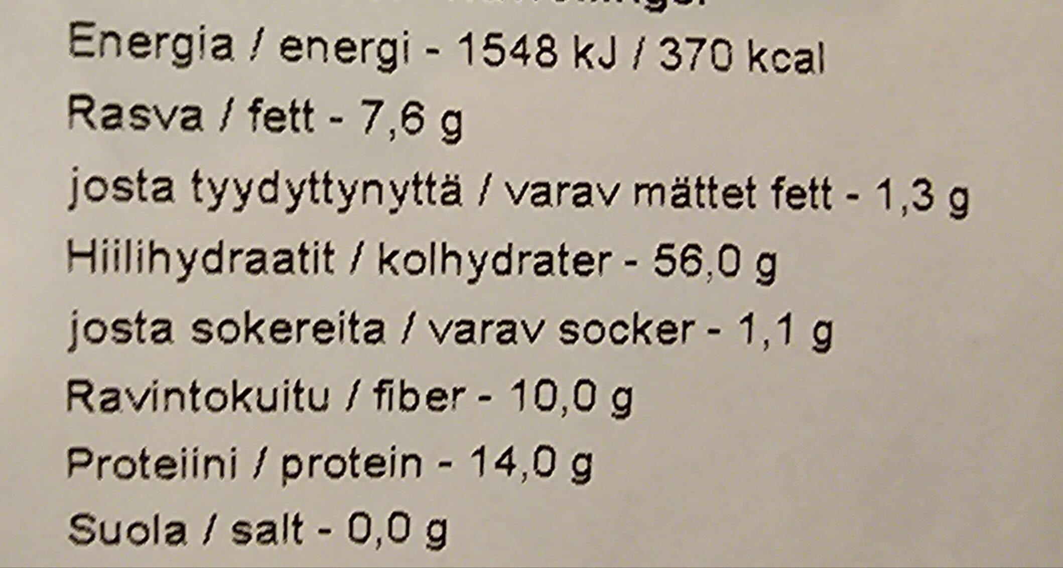 Rapion Mylly Kaurahiutaleita packshot