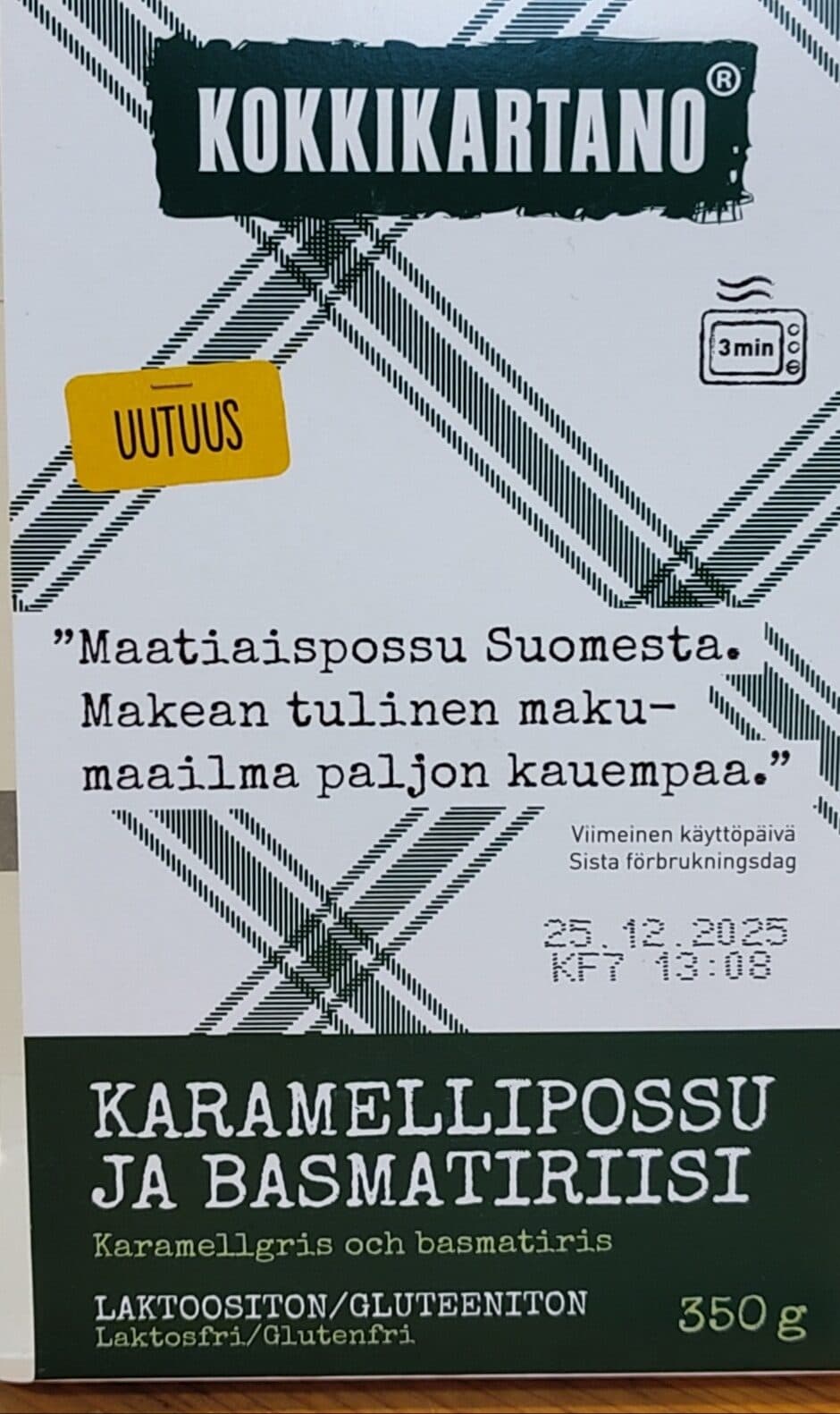 Kokkikartano Karamellipossu Ja Basmatiriisi packshot