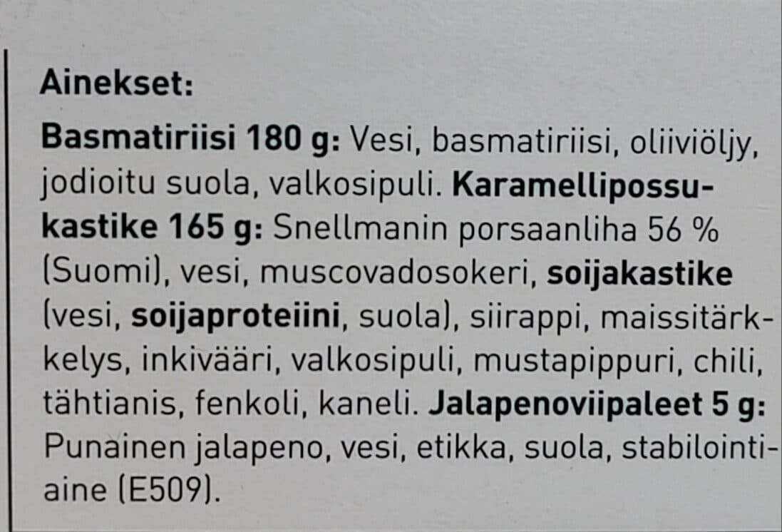 Kokkikartano Karamellipossu Ja Basmatiriisi packshot
