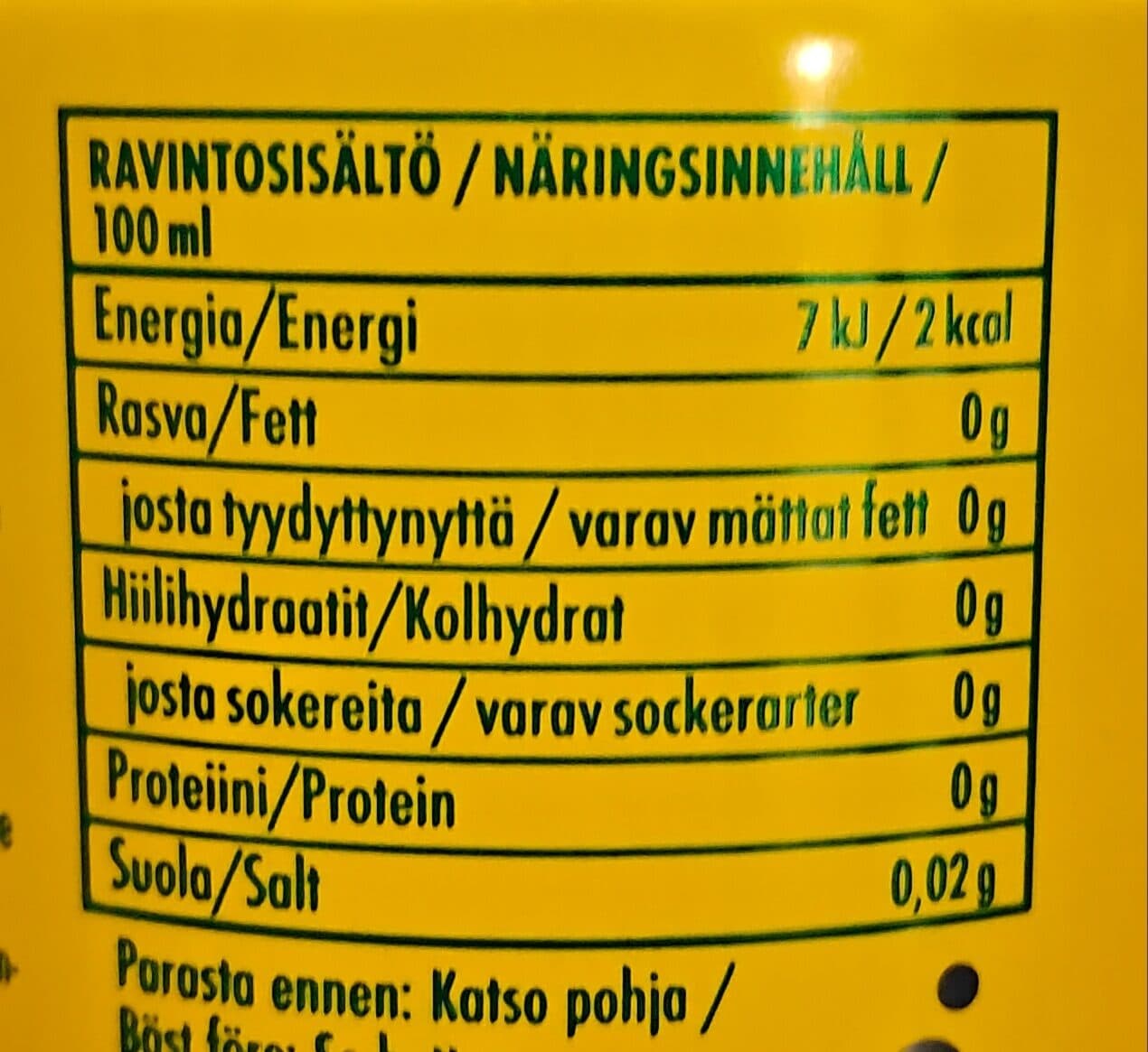 Olvi Juju Ananas packshot