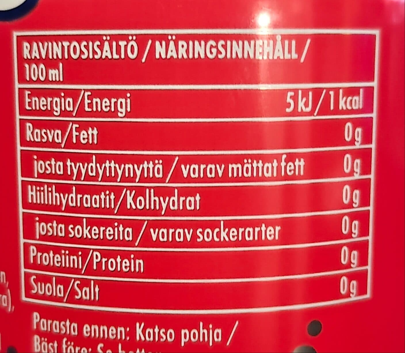 Olvi Juju Vadelma sokeriton packshot