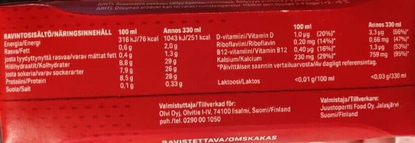Olvi Teho palautusjuoma mansikka packshot