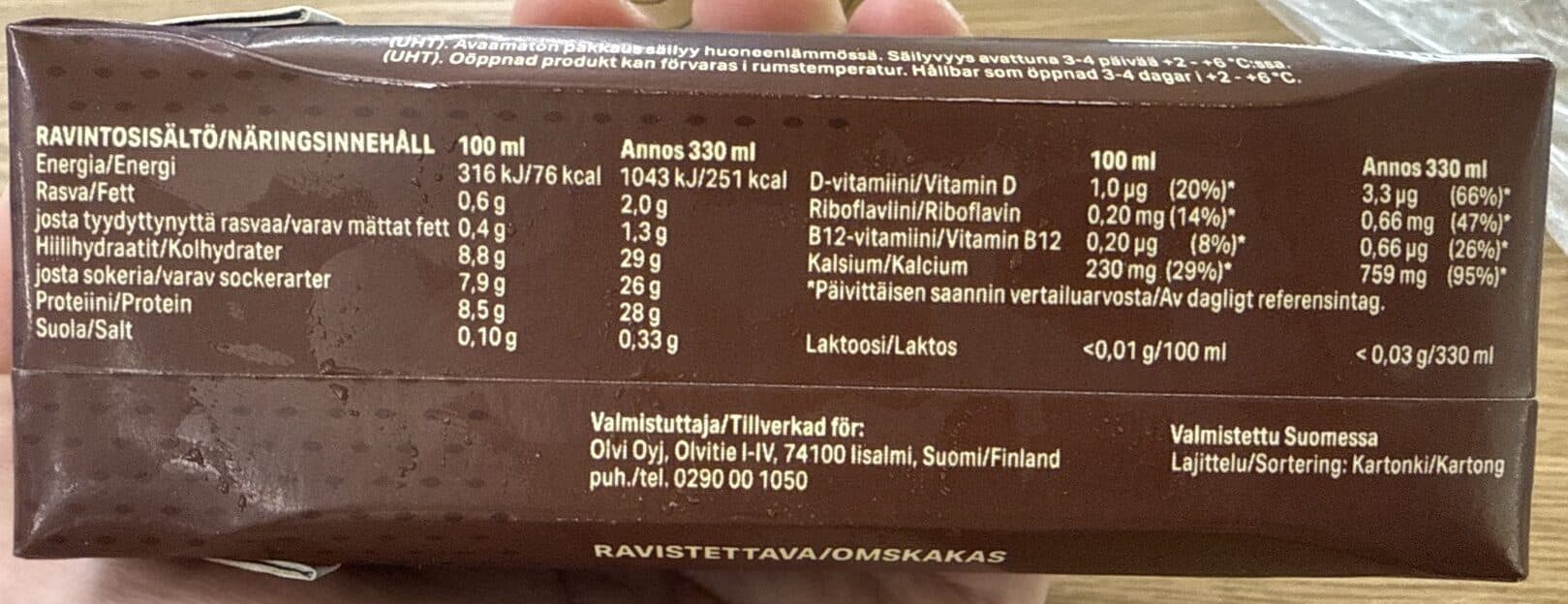 Teho Suklaa Palautusjuoma packshot