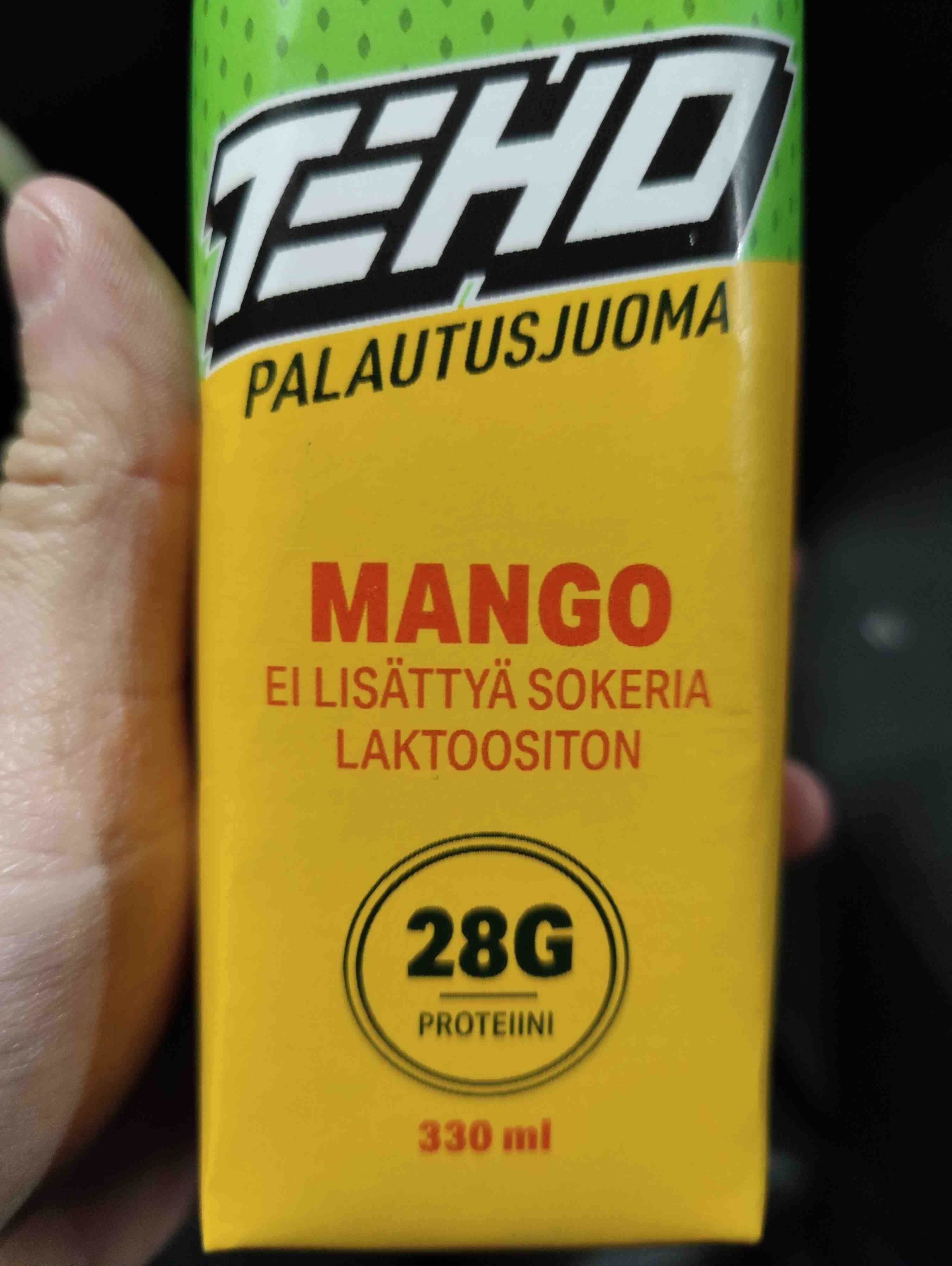 Teho Palautusjuoma mango packshot