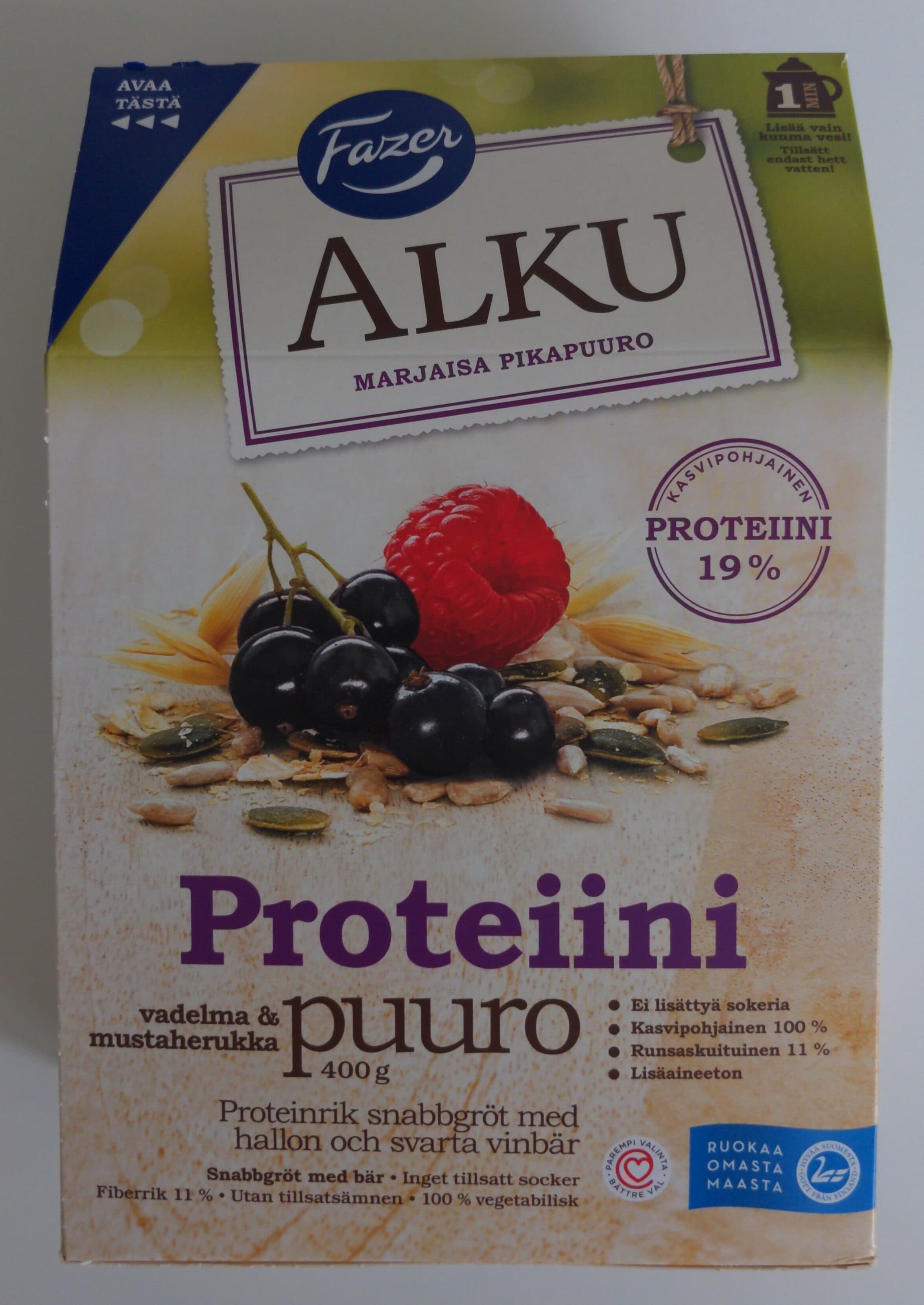 Fazer Alku Proteiinipuuro packshot