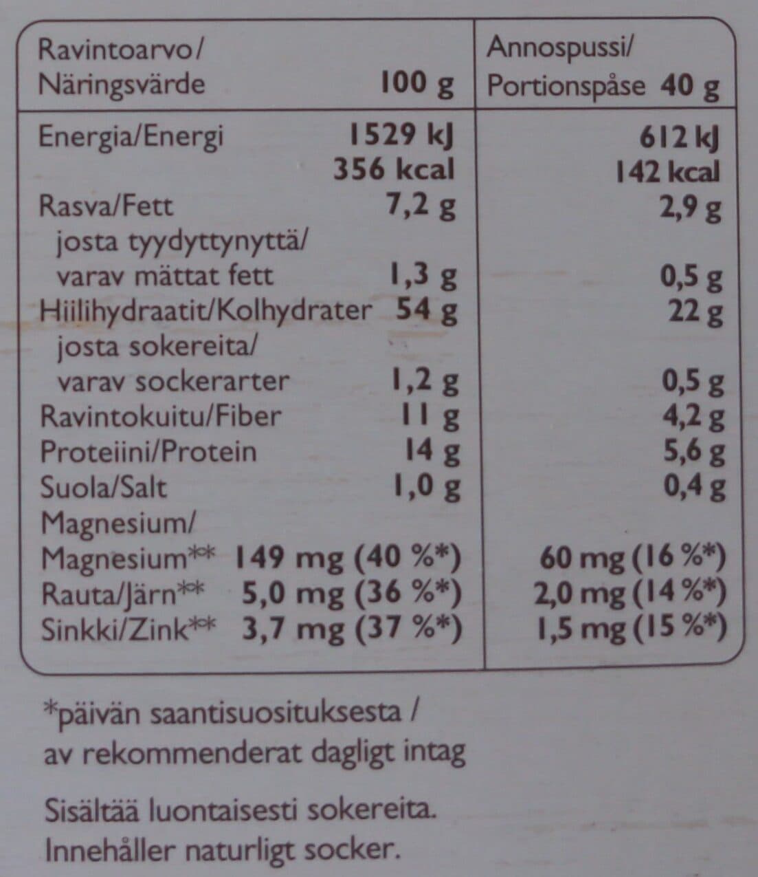 Fazer Alku maistuvampi annospikapuuro packshot