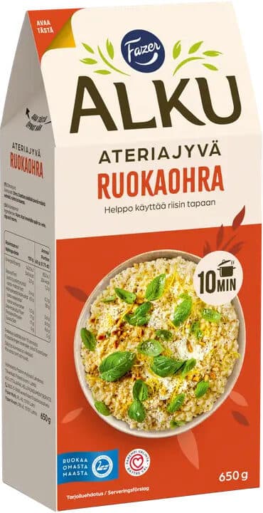 Fazer Alku Ateriajyvä Ruokaohra packshot