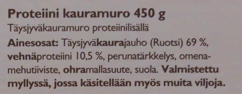 Fazer Havreflingor proteiini packshot