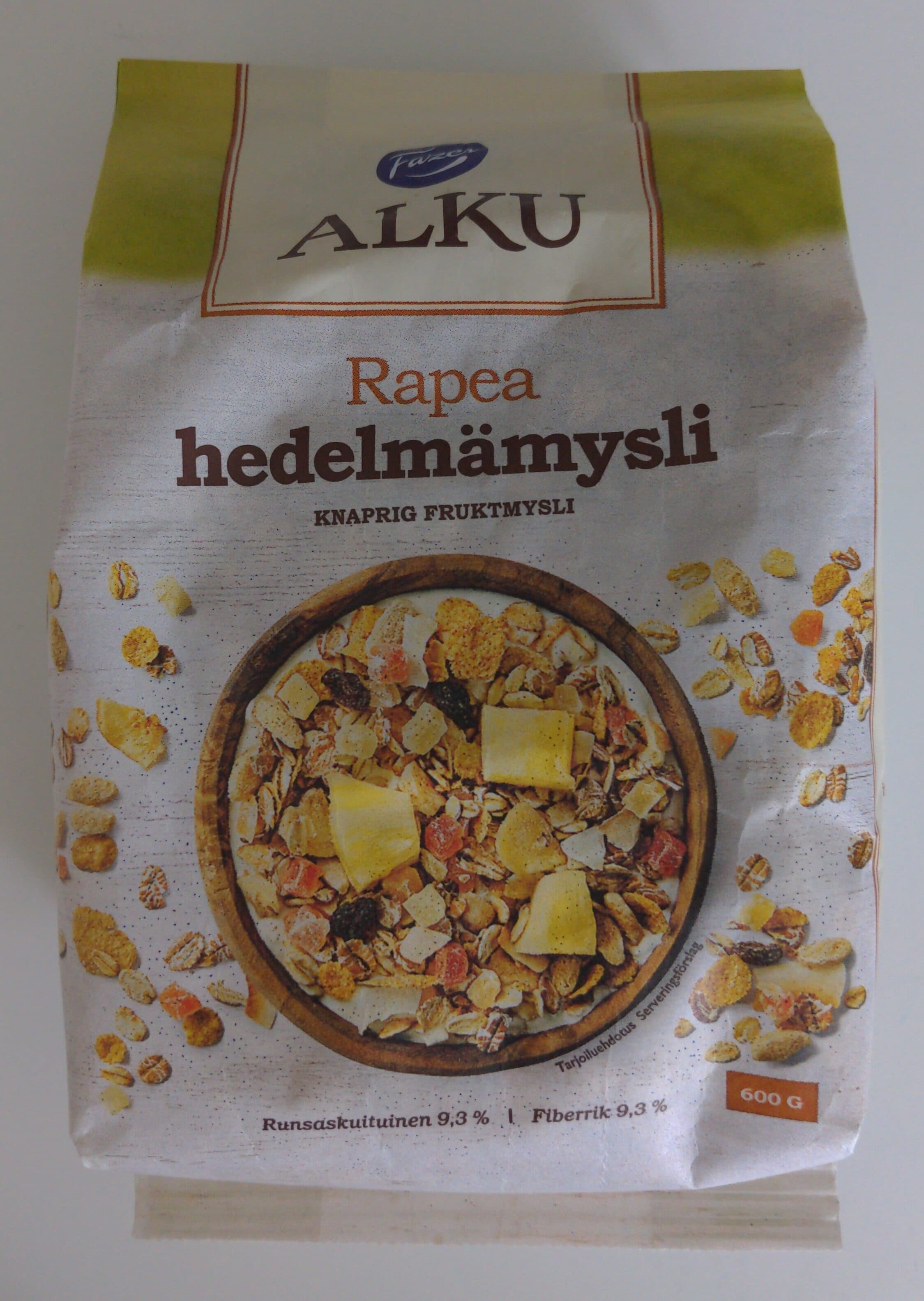 Fazer Rapea hedelmämysli packshot