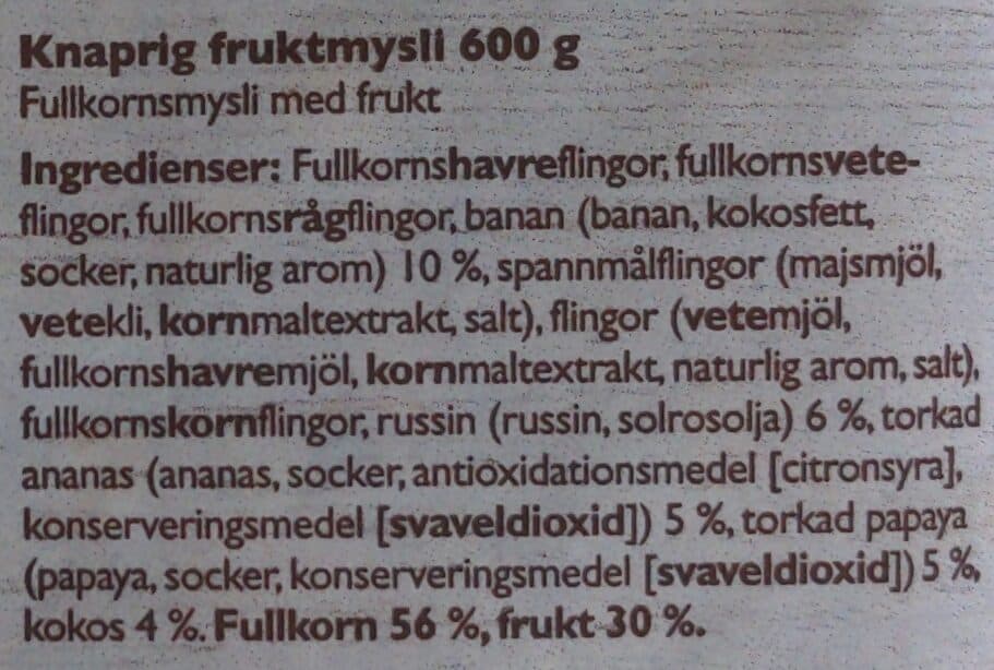 Fazer Rapea hedelmämysli packshot