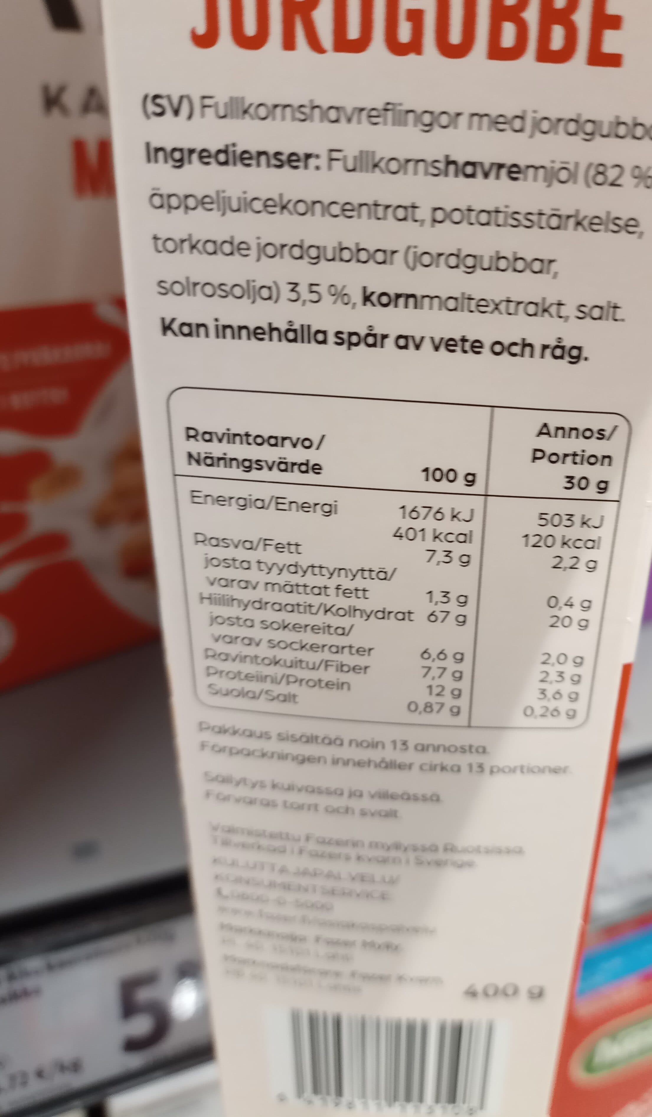 Fazer flingor packshot