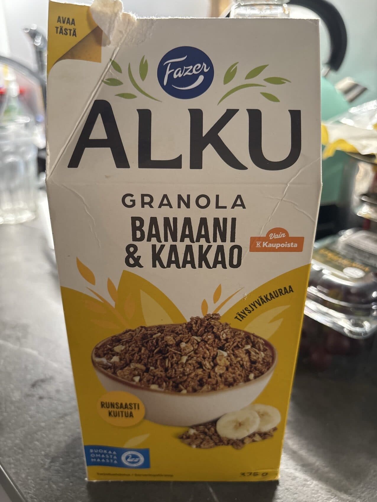 Fazer Granola banaani & kaakao packshot