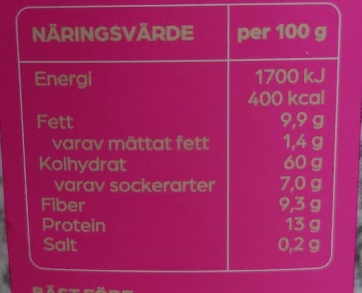 Frebaco Kvarn Rostad Musli Hallon & Frön packshot