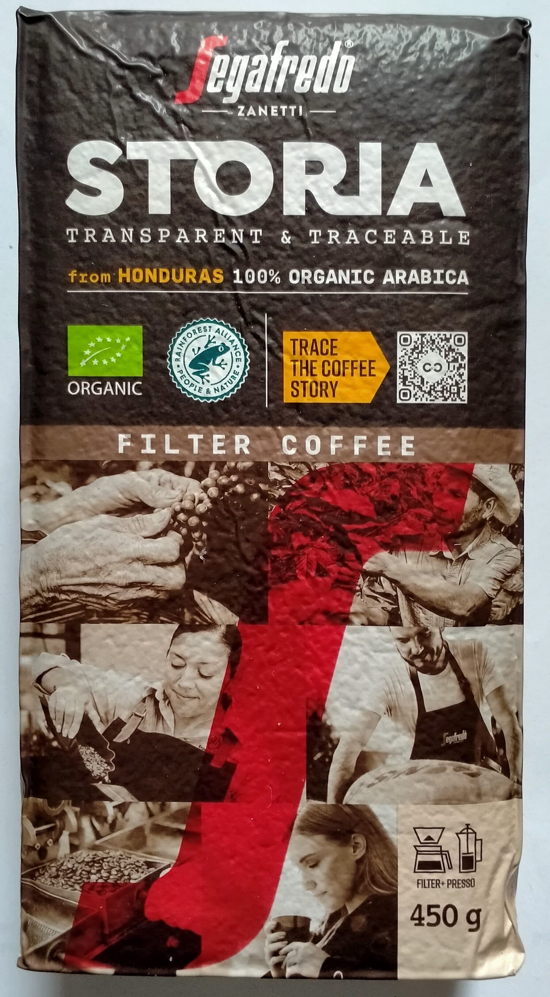 Segafredo Storia filter coffee packshot