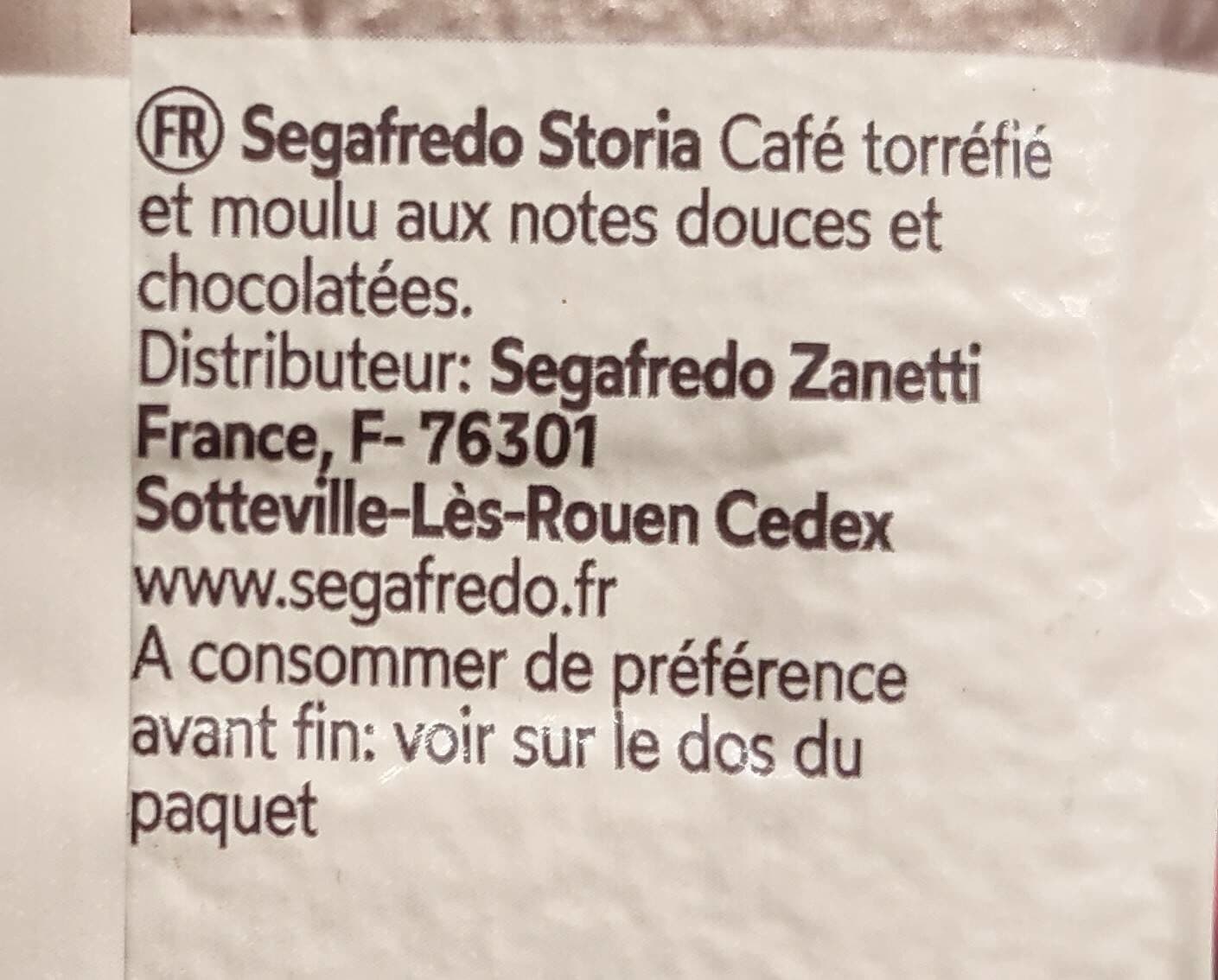 Segafredo Storia filter coffee packshot