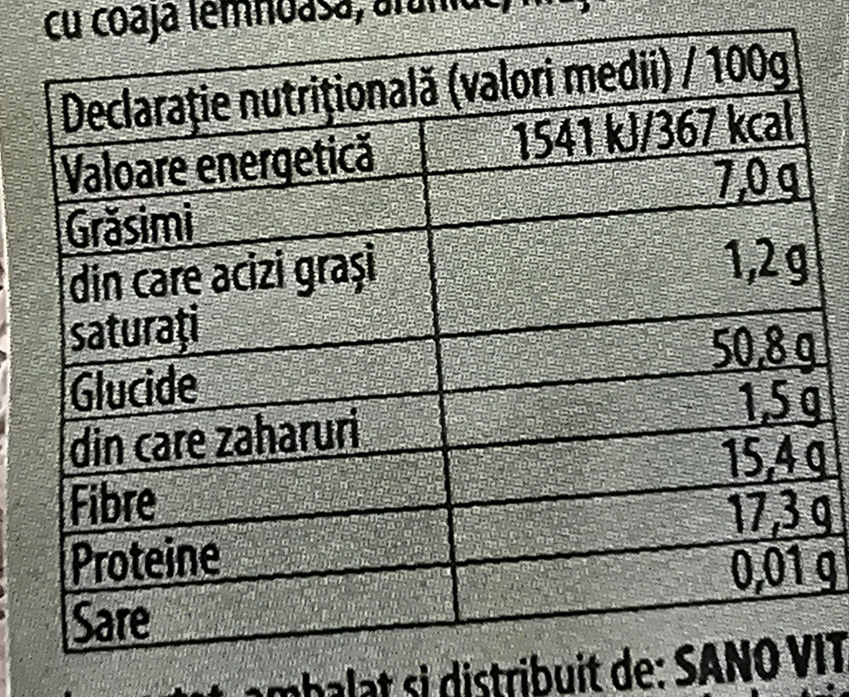 Open Food Facts SanoVita Tarate Ovaz packshot