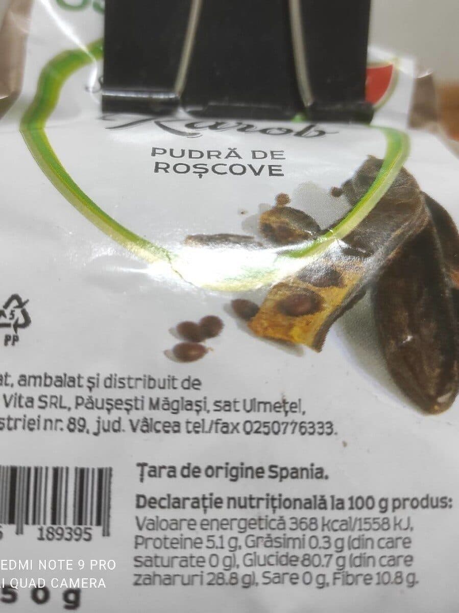SanoVita Sanovita Pudra De Roscove (carob) 250 G packshot