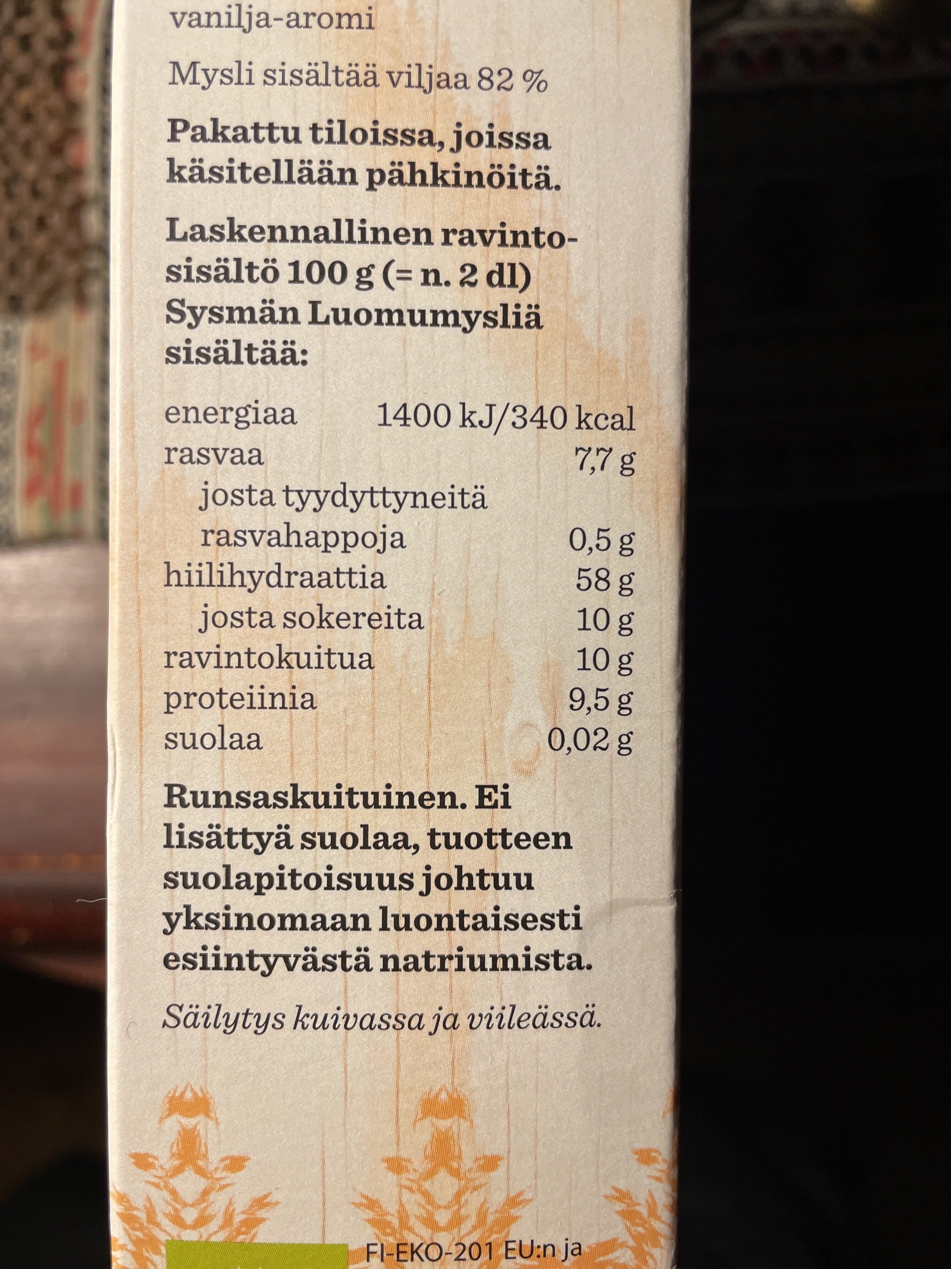 Sysmä 6420116000048 packshot