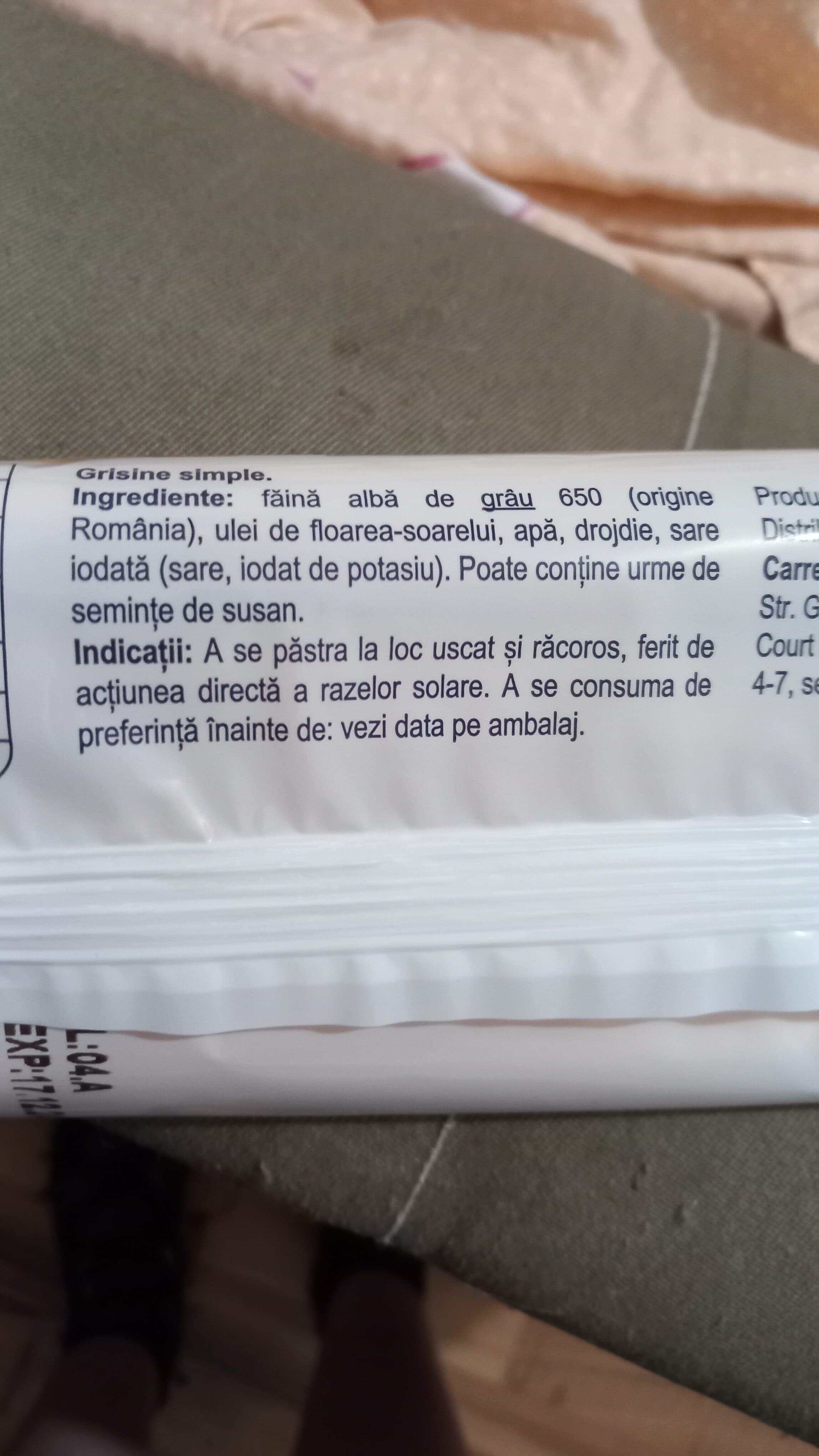 simplu grisine simple packshot