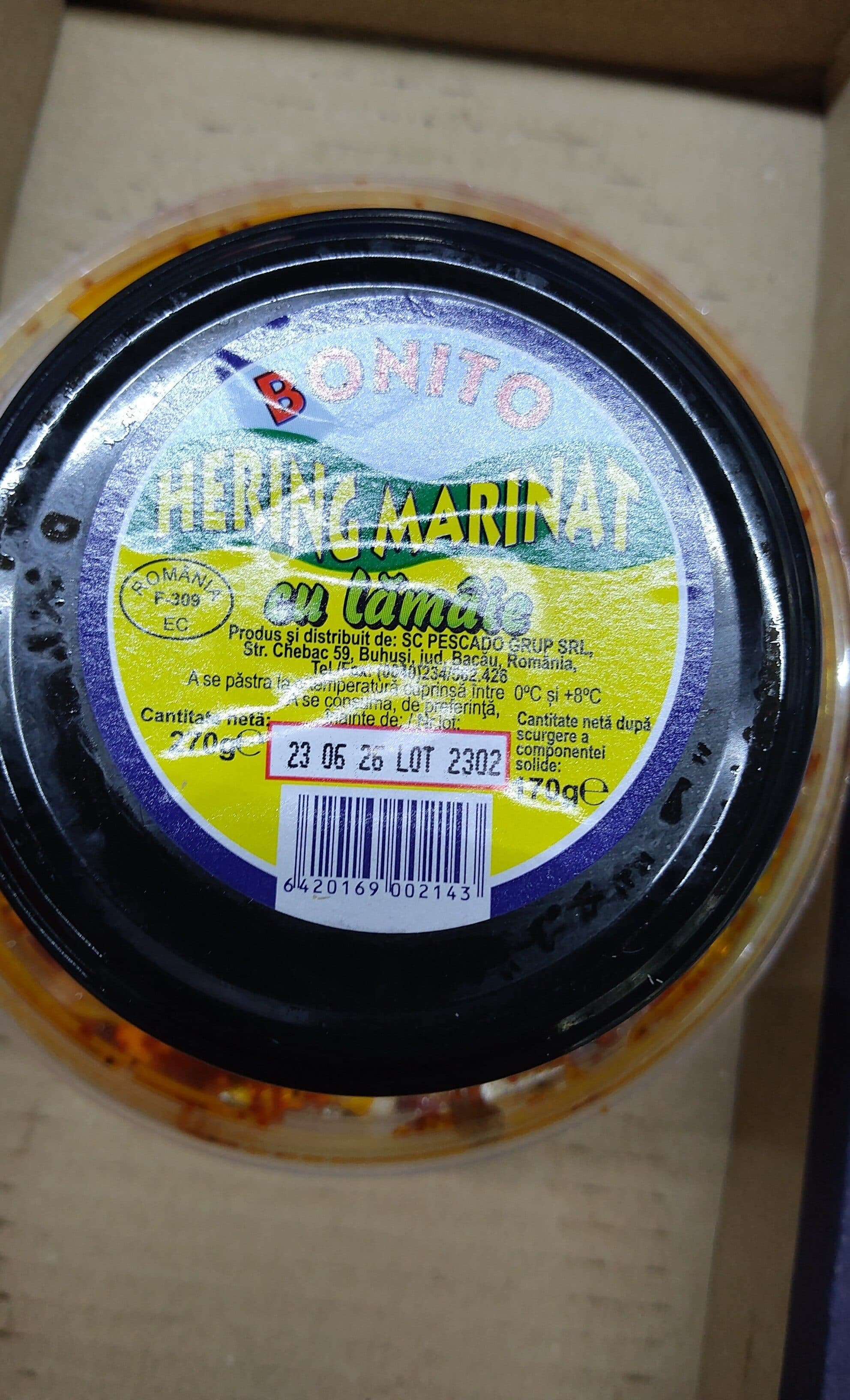 Nordic Boni hering mari cu lămâie packshot