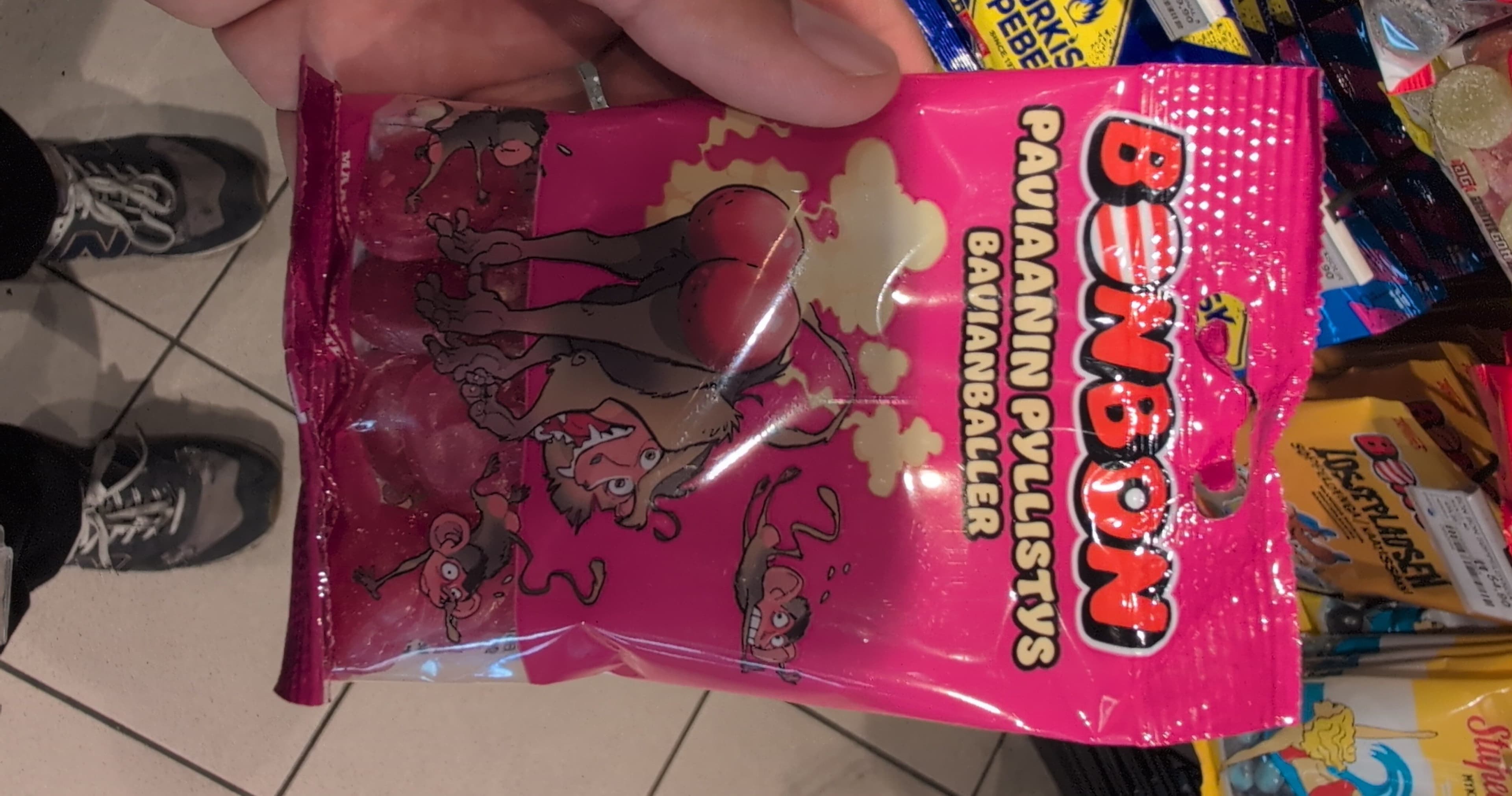 Bonbon Paviaanin Pyllistys bavianballer packshot