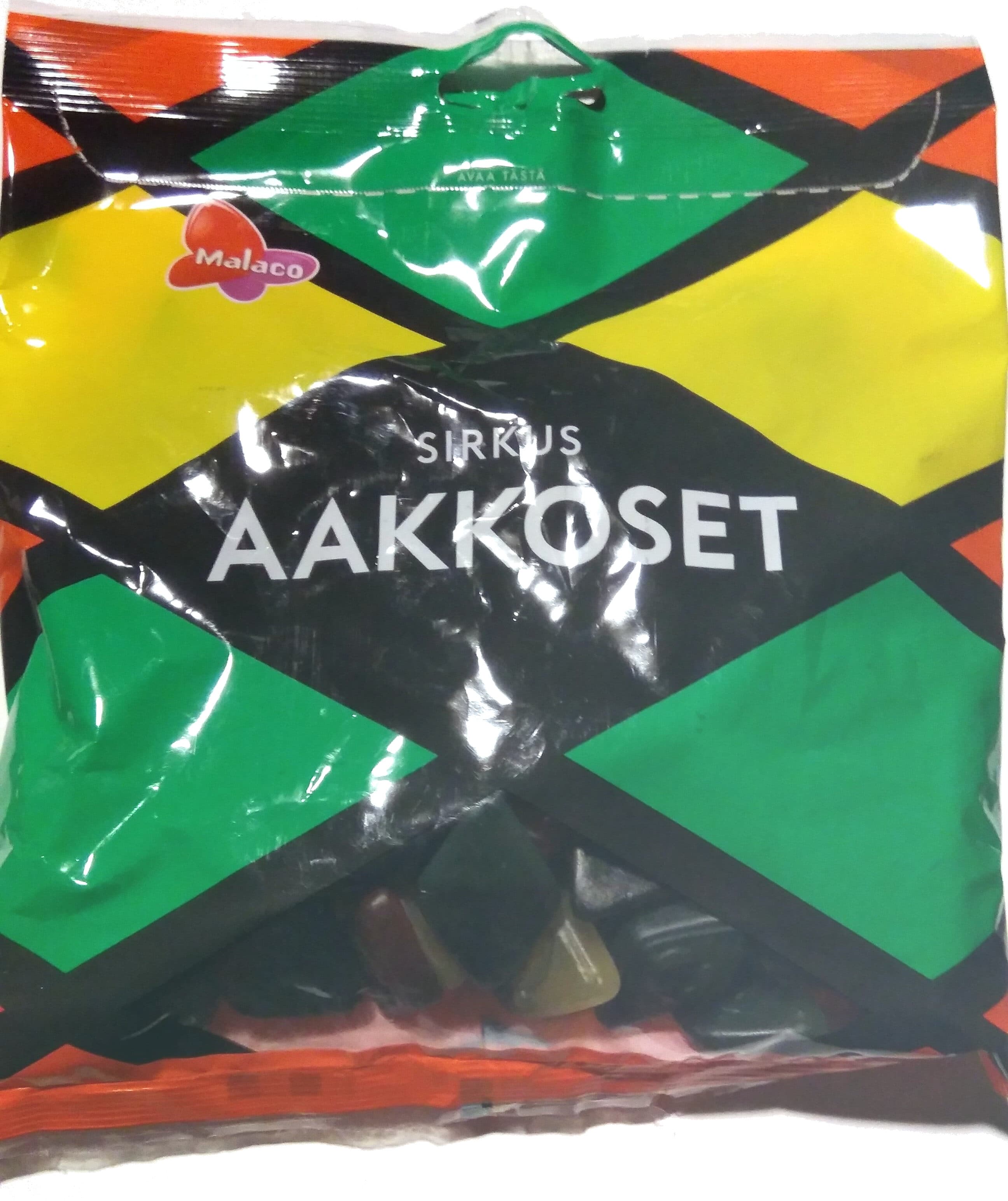 Malaco Sirkus Aakkoset packshot