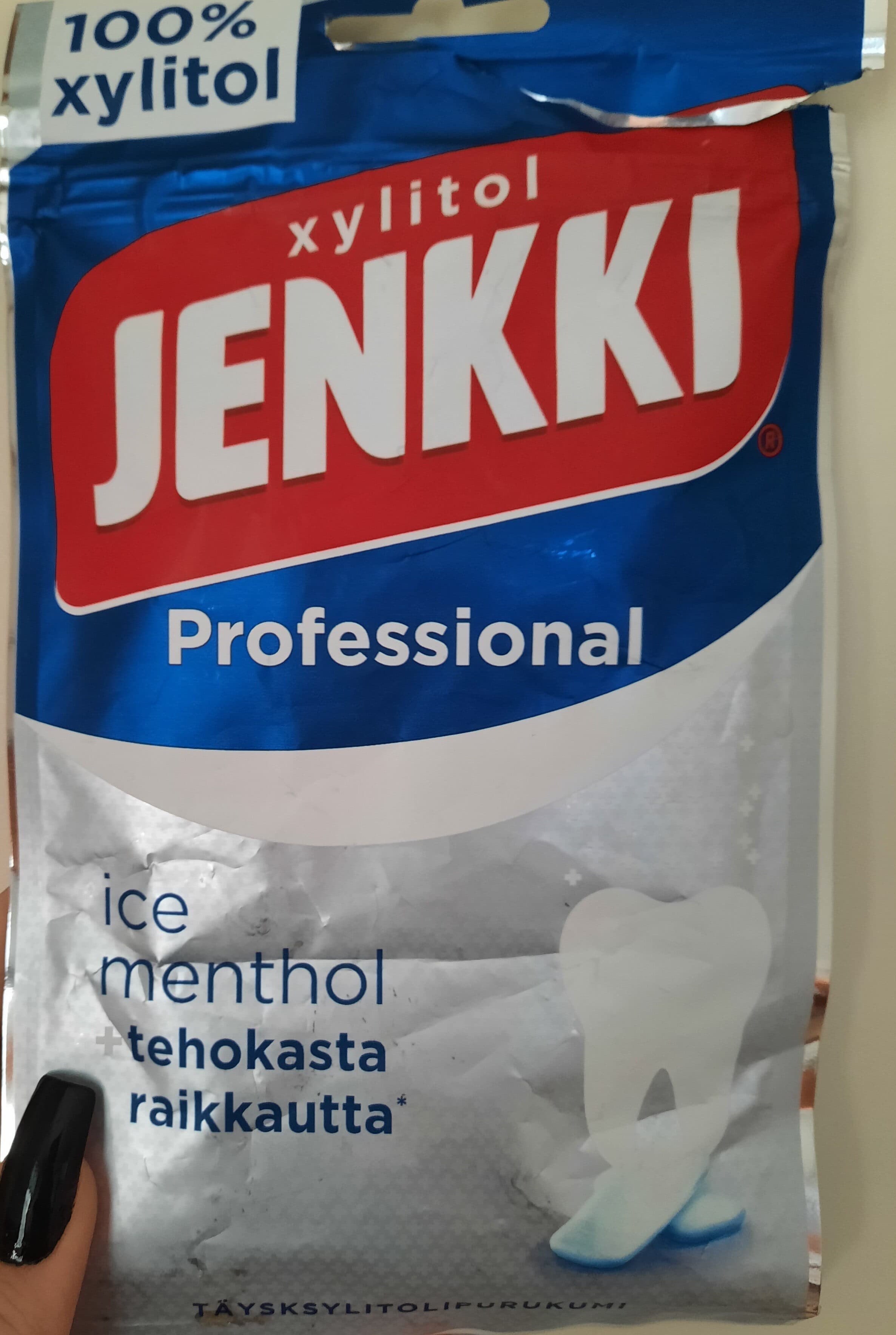 Jenkki Jenkki Pro 90 G Ice Menthol Purukumi packshot