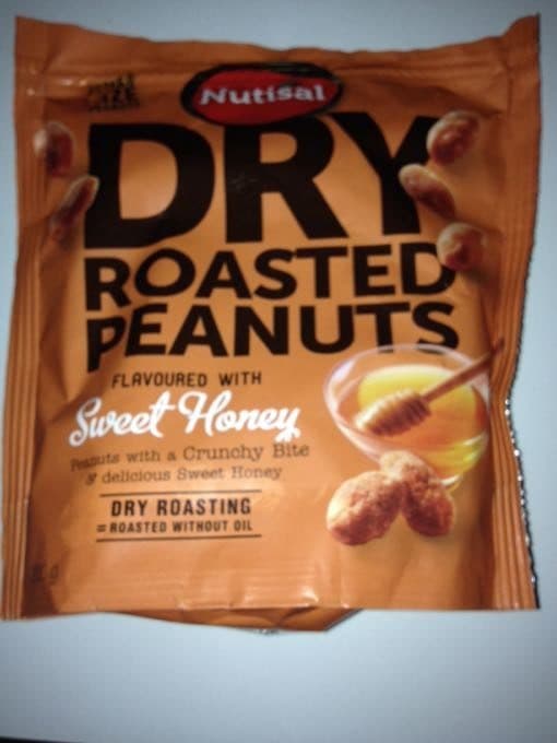 Nutisal DRY Roasted Peanuts packshot