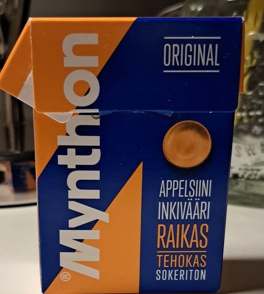 Cloetta Mynthon Original Appelsiini-Inkivääri packshot