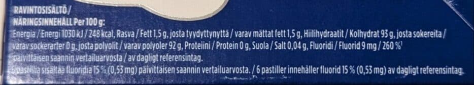 Jenkki 100% Xylitol Pastille Lemongrass & Fluoride packshot