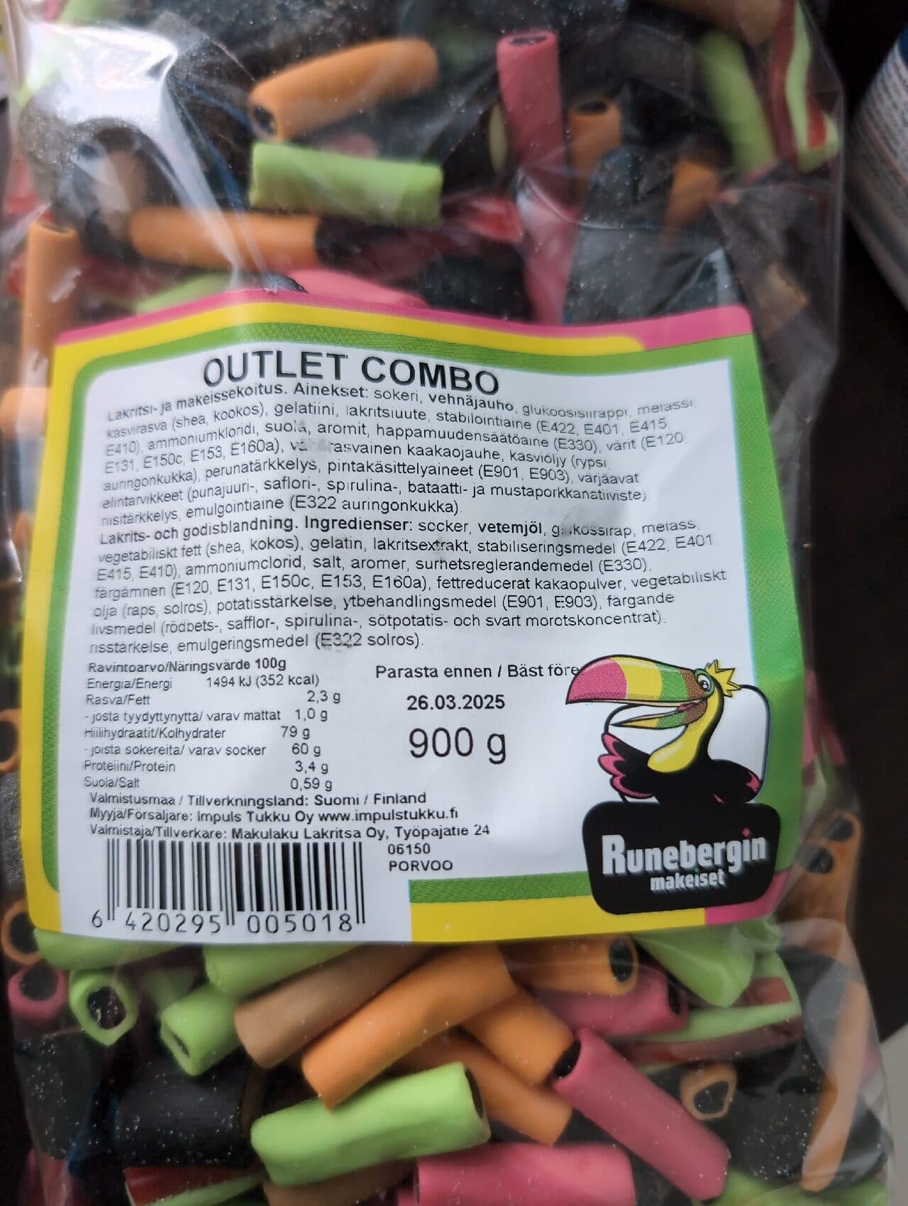 Runebergin Makeiset Outlet Combo packshot