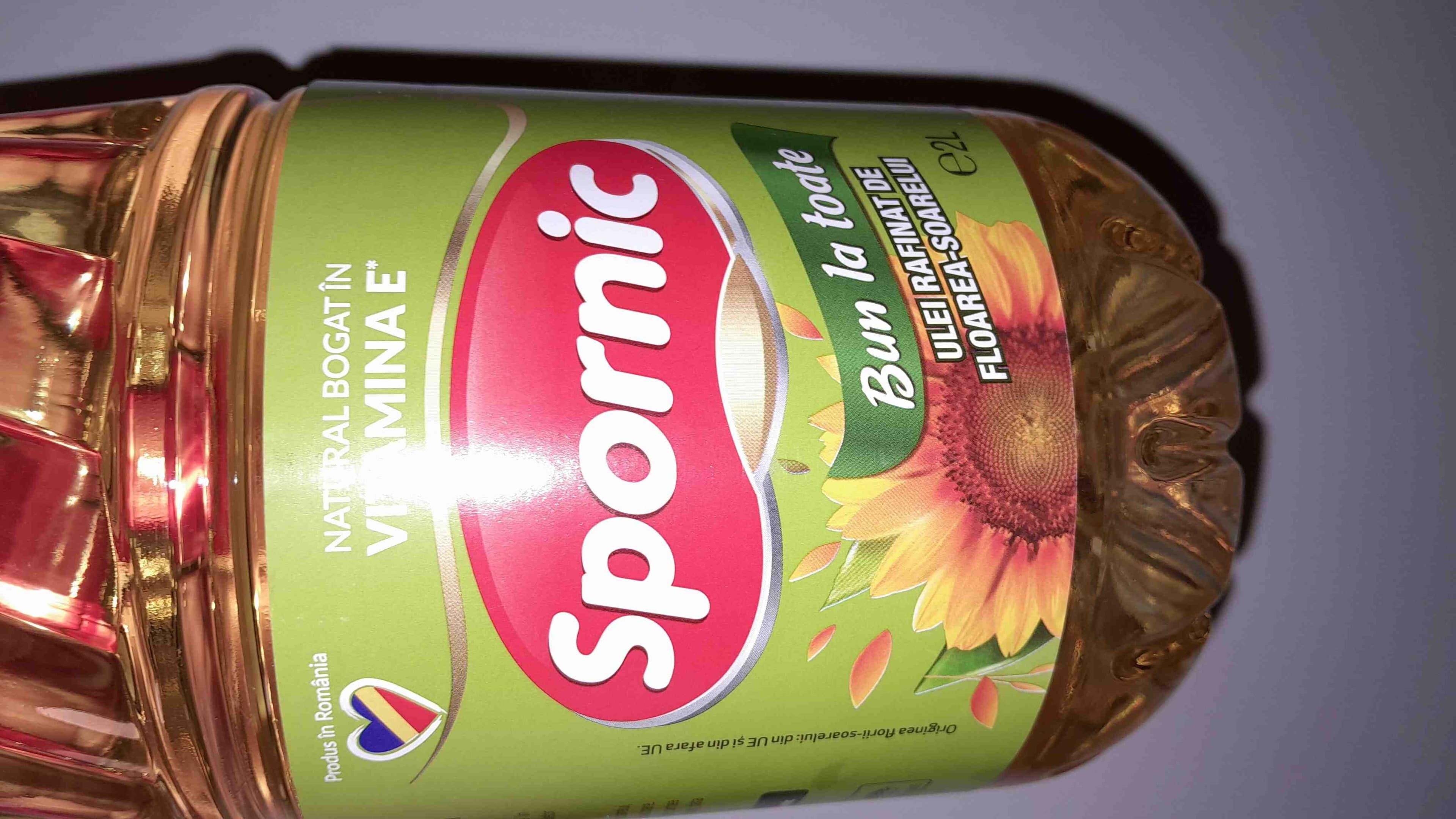 Spornic Ulei rafinat de floarea soarelui packshot
