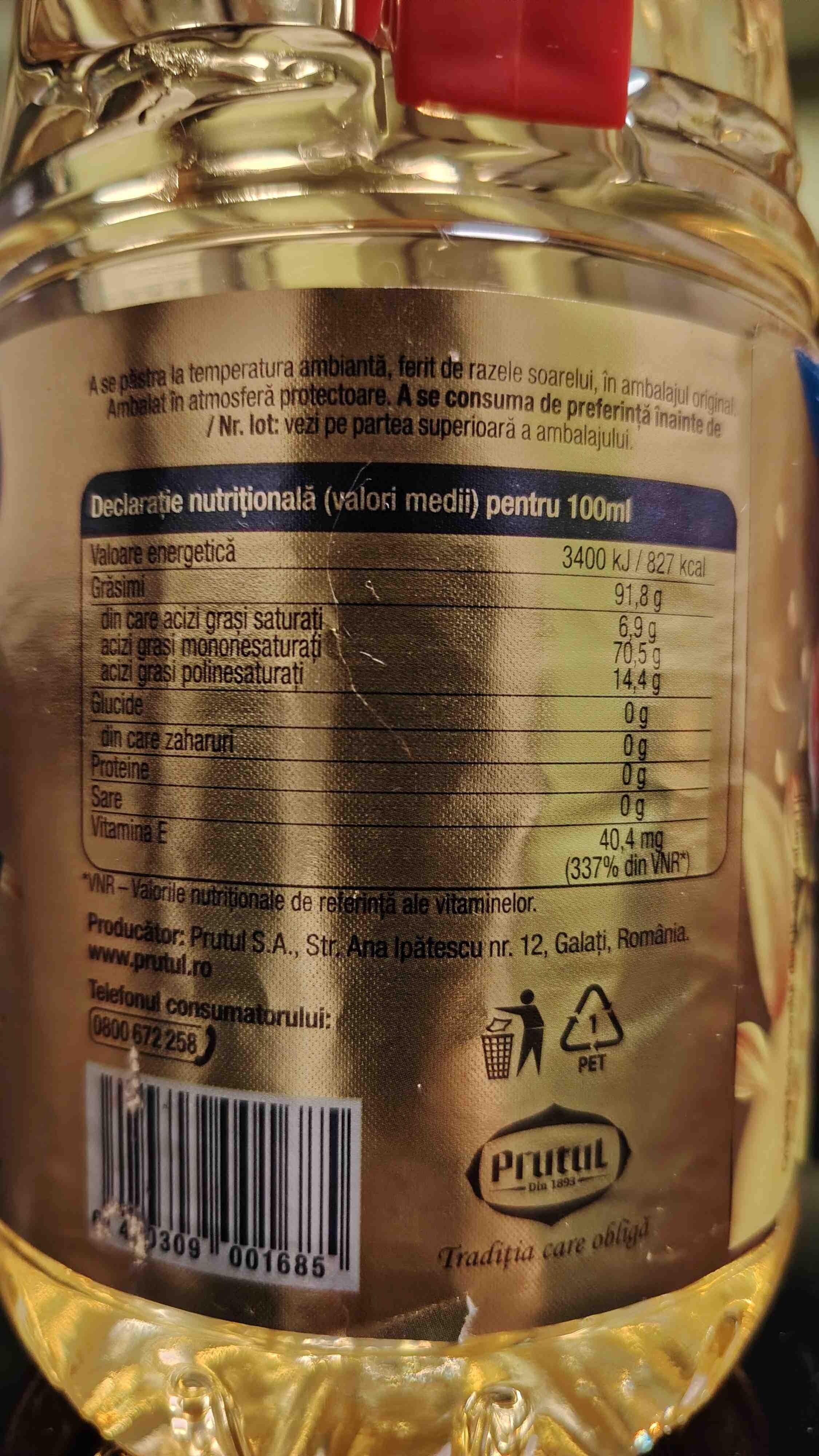 Spornic Ulei de Floarea Soarelui High Oleic packshot