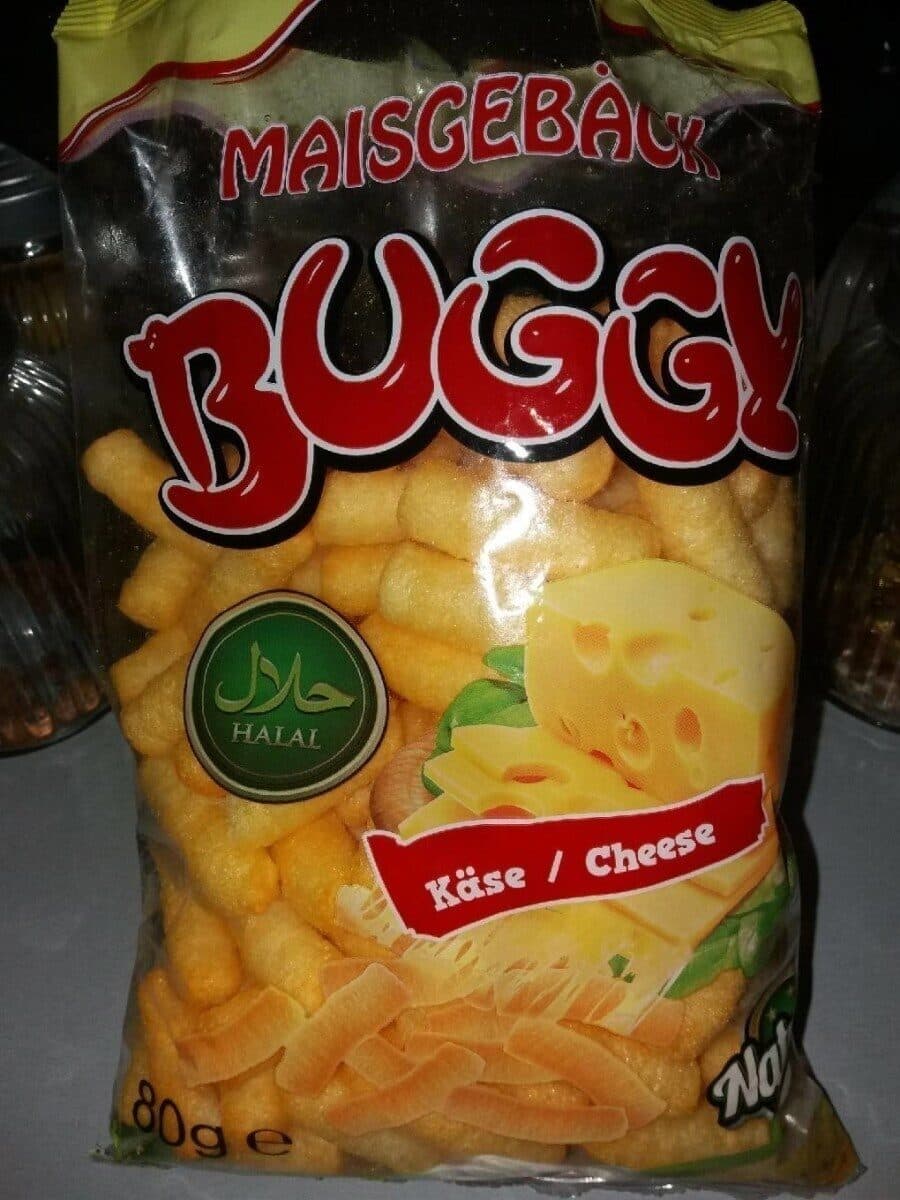 Snack extrudé à base de farine de maïs au goût de fromage packshot
