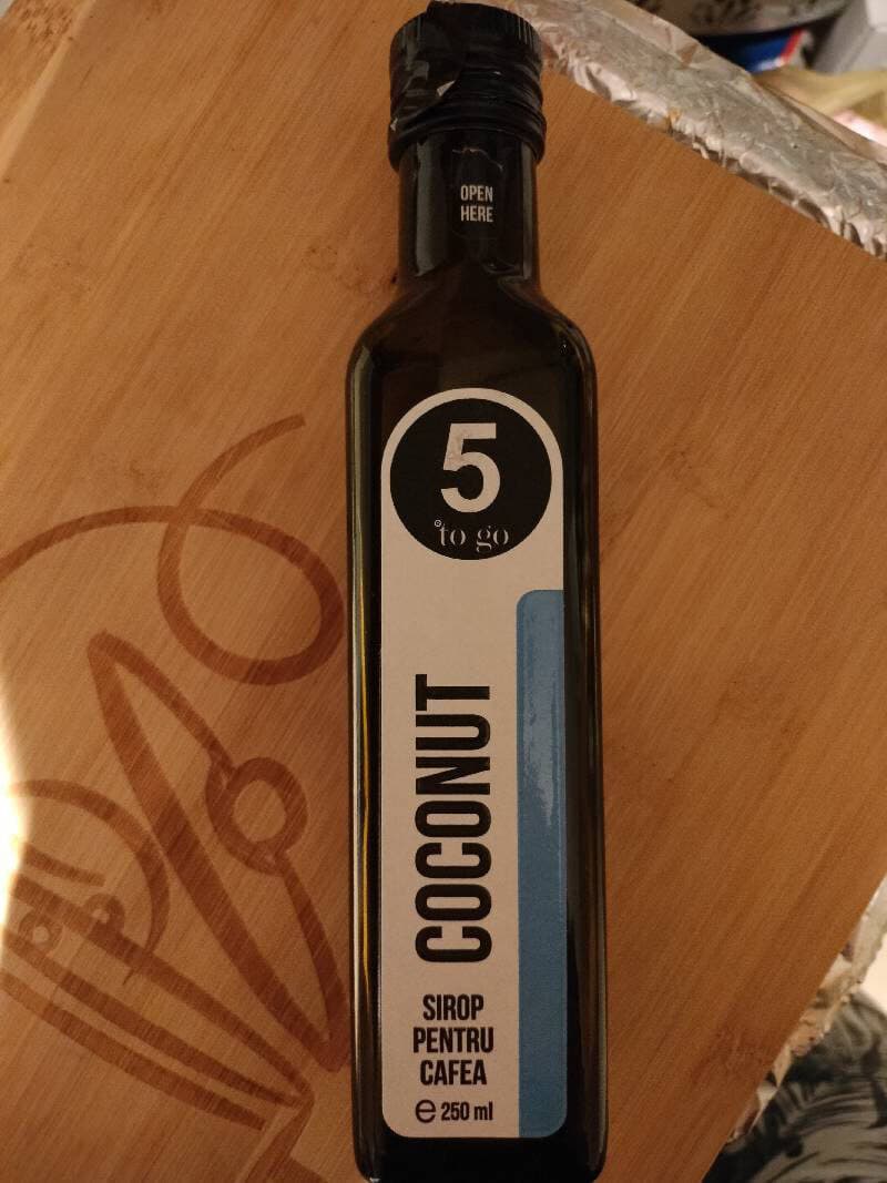 5togo coconut syroup packshot