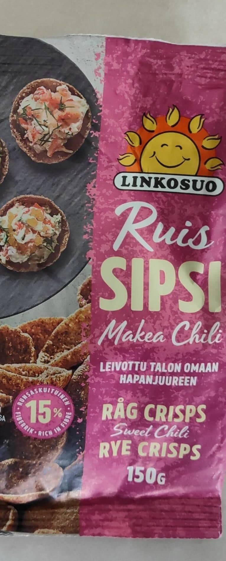 Linkosuo Rye Crisps with Sweet Chili packshot