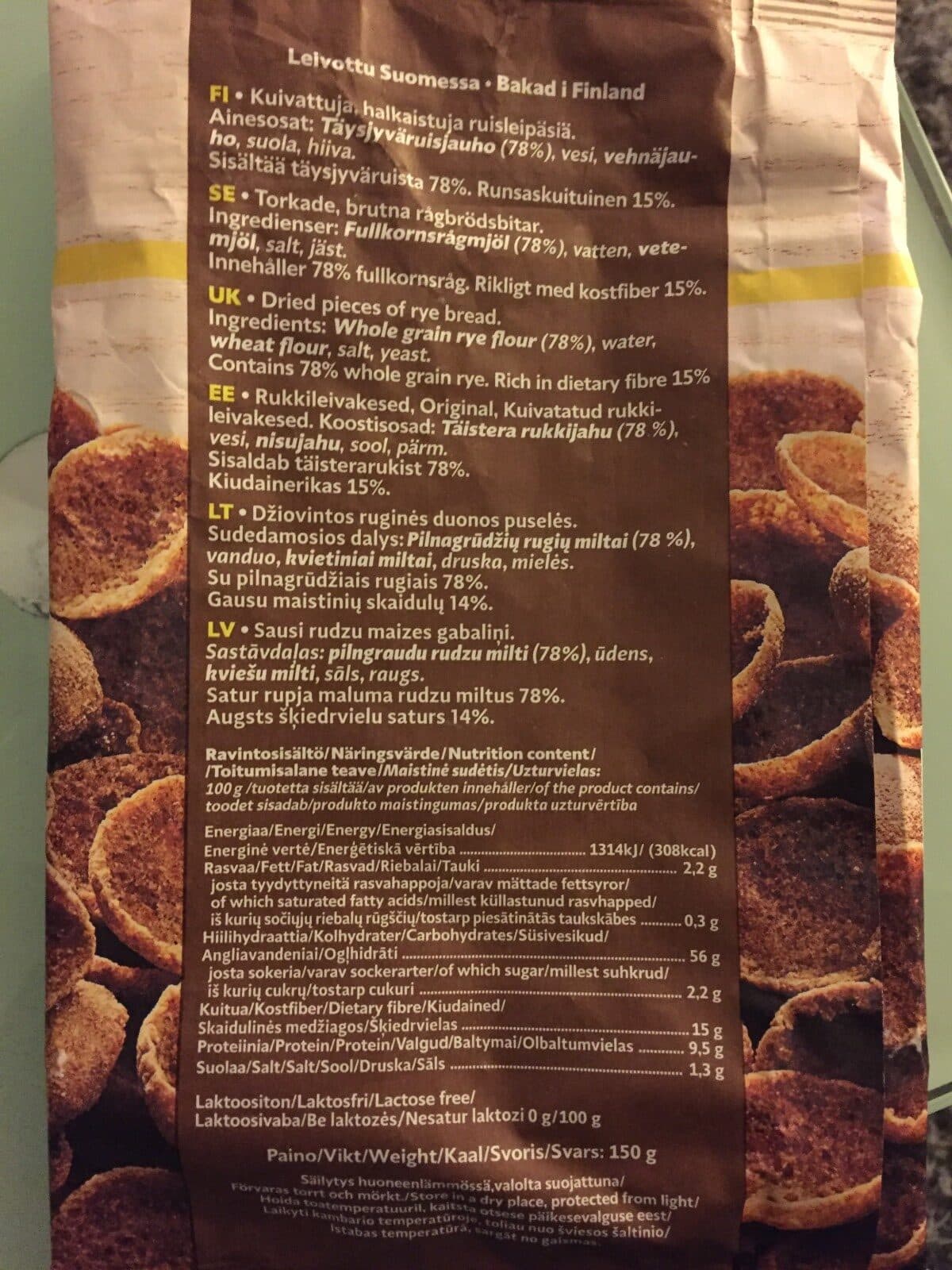 Linkosuo Linkosuo Ruissipsi Aito packshot