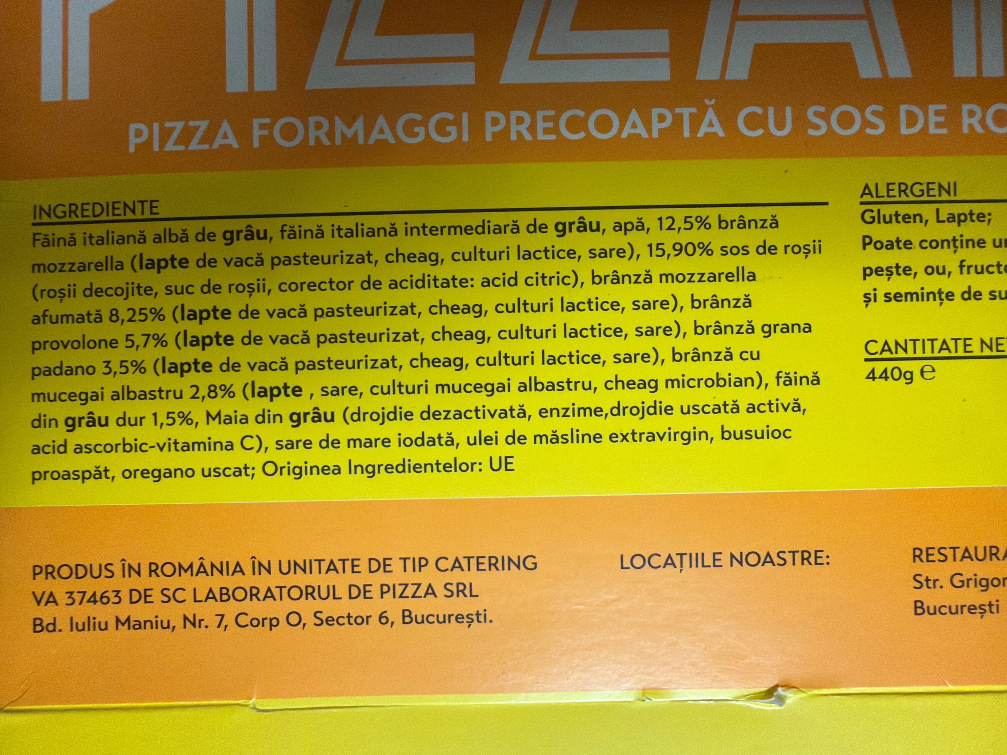 PizzaMania PizzaMania Formaggi packshot