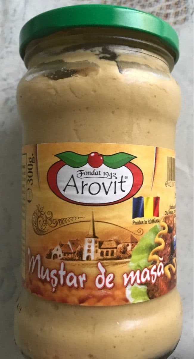 Mustar de masã packshot