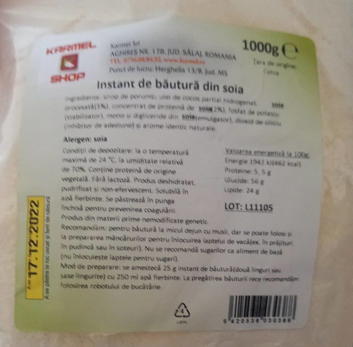 Open Food Facts Instante de bebida de soja packshot