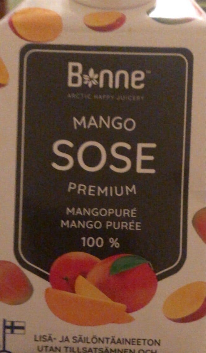 Bonne Mango sose premium packshot