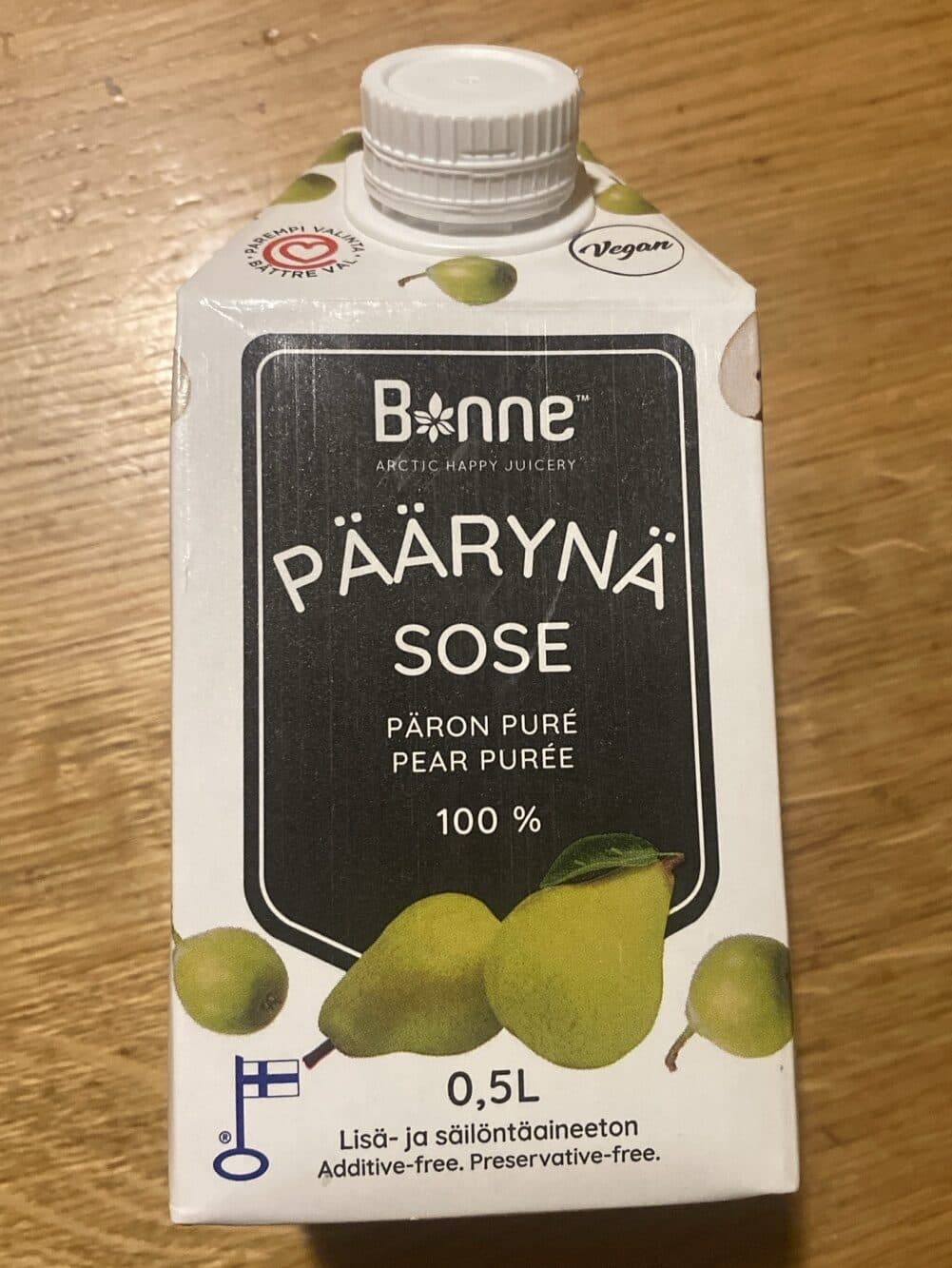 Bonne Päärynäsose packshot