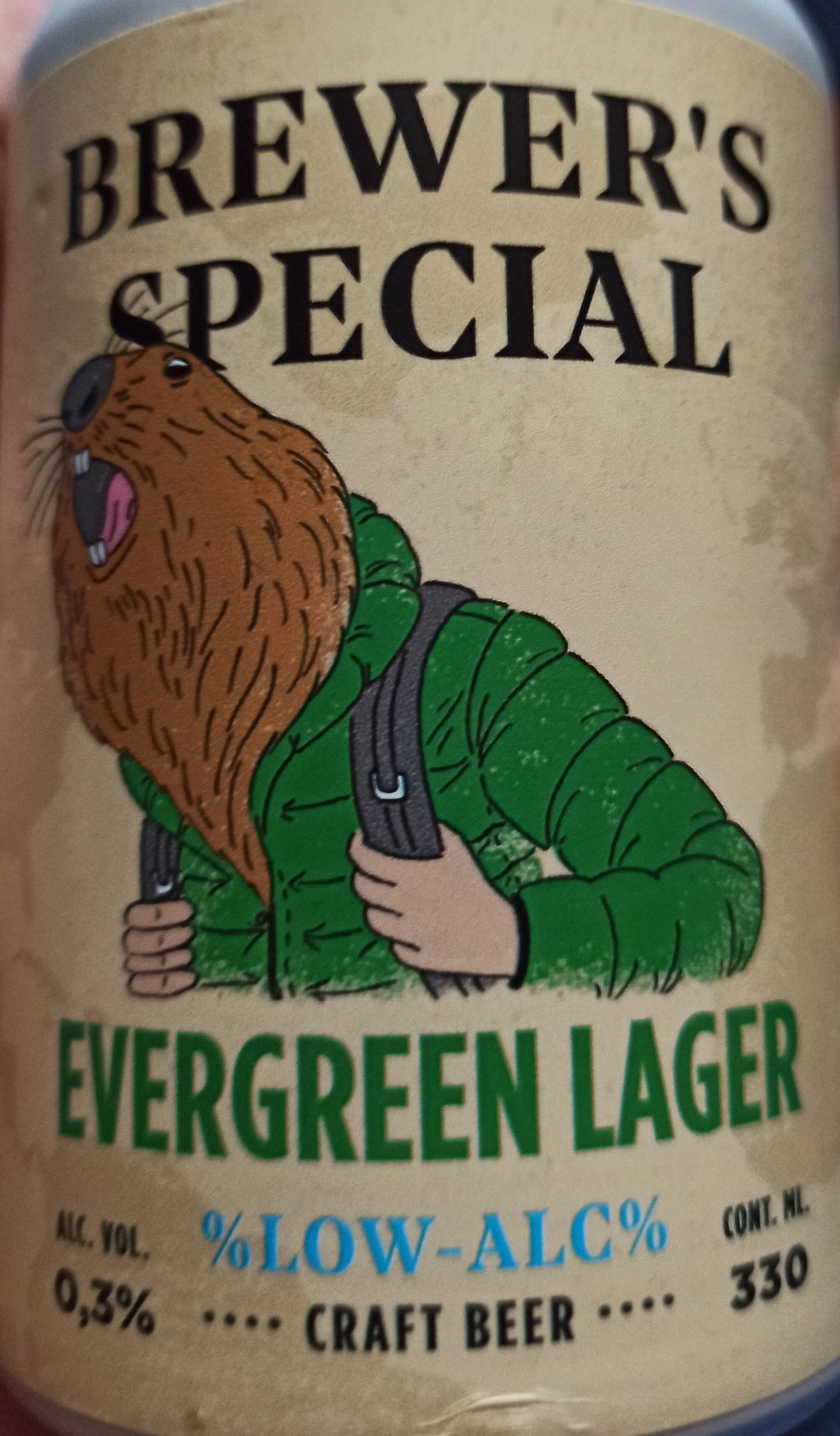 Saimaa Brewing Alkoholiton Lager packshot