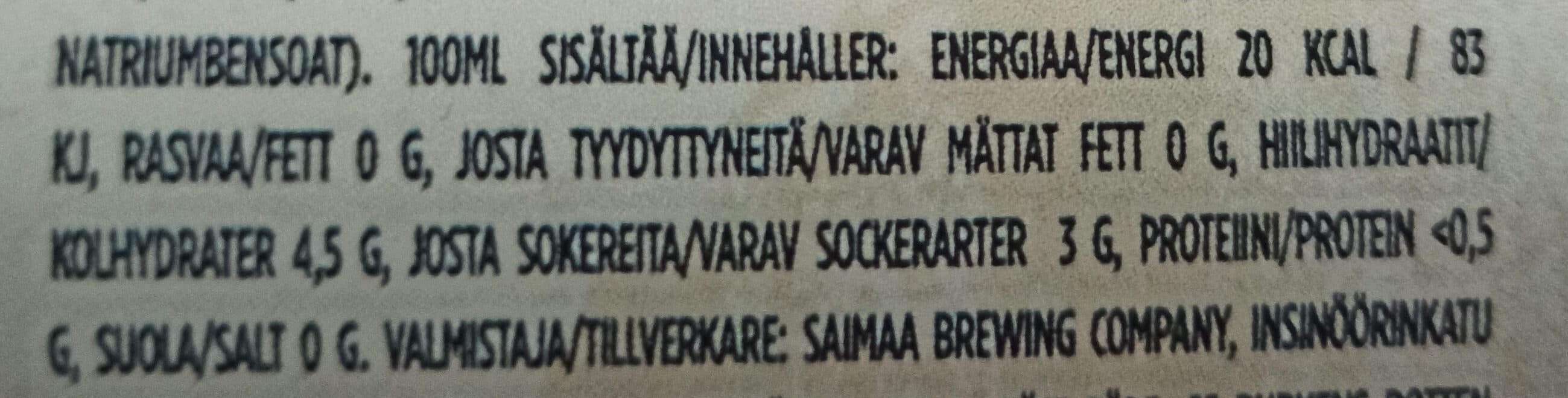 Saimaa Brewing Alkoholiton Lager packshot