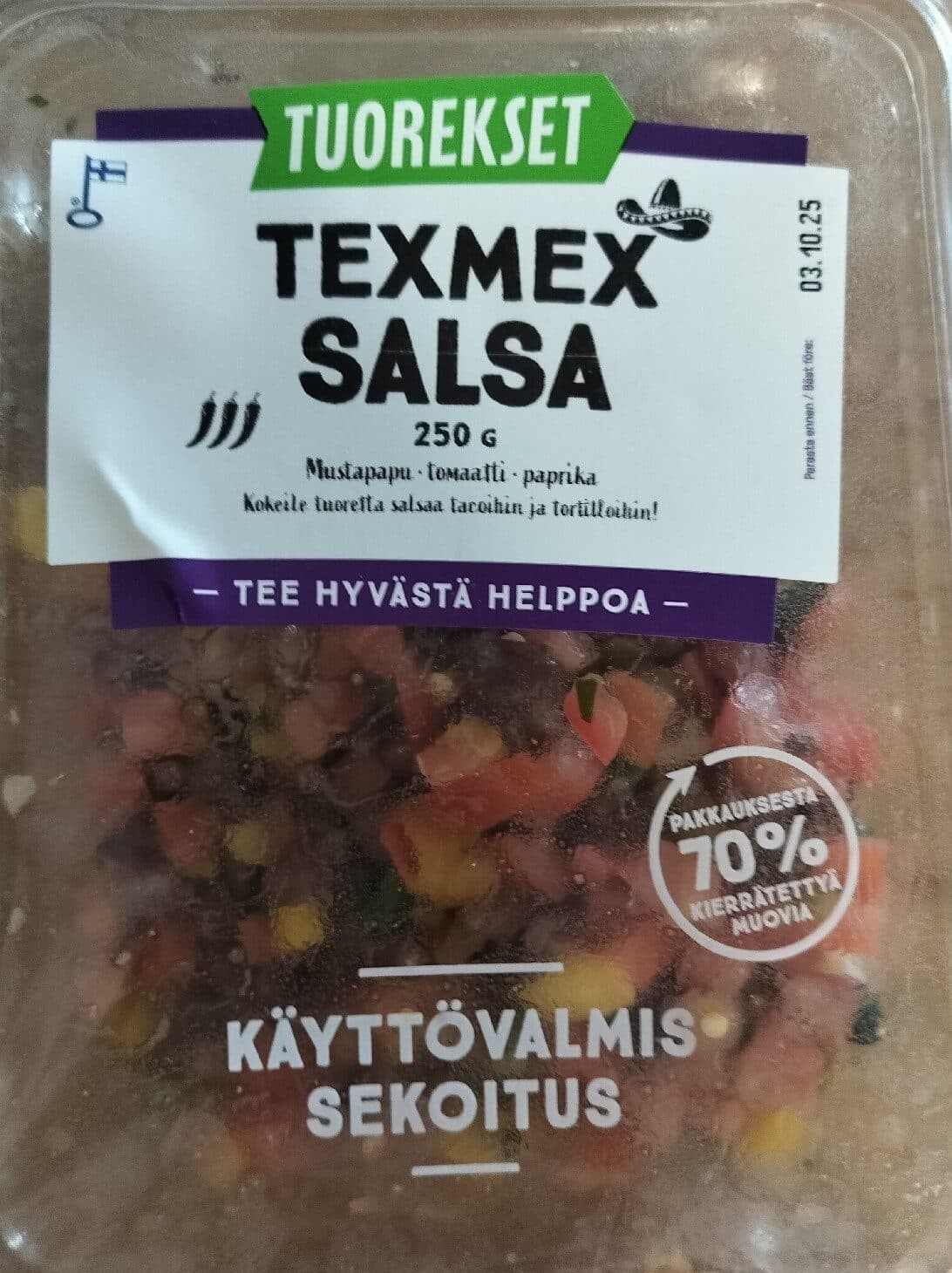 Tuorekset Texmex salsa packshot