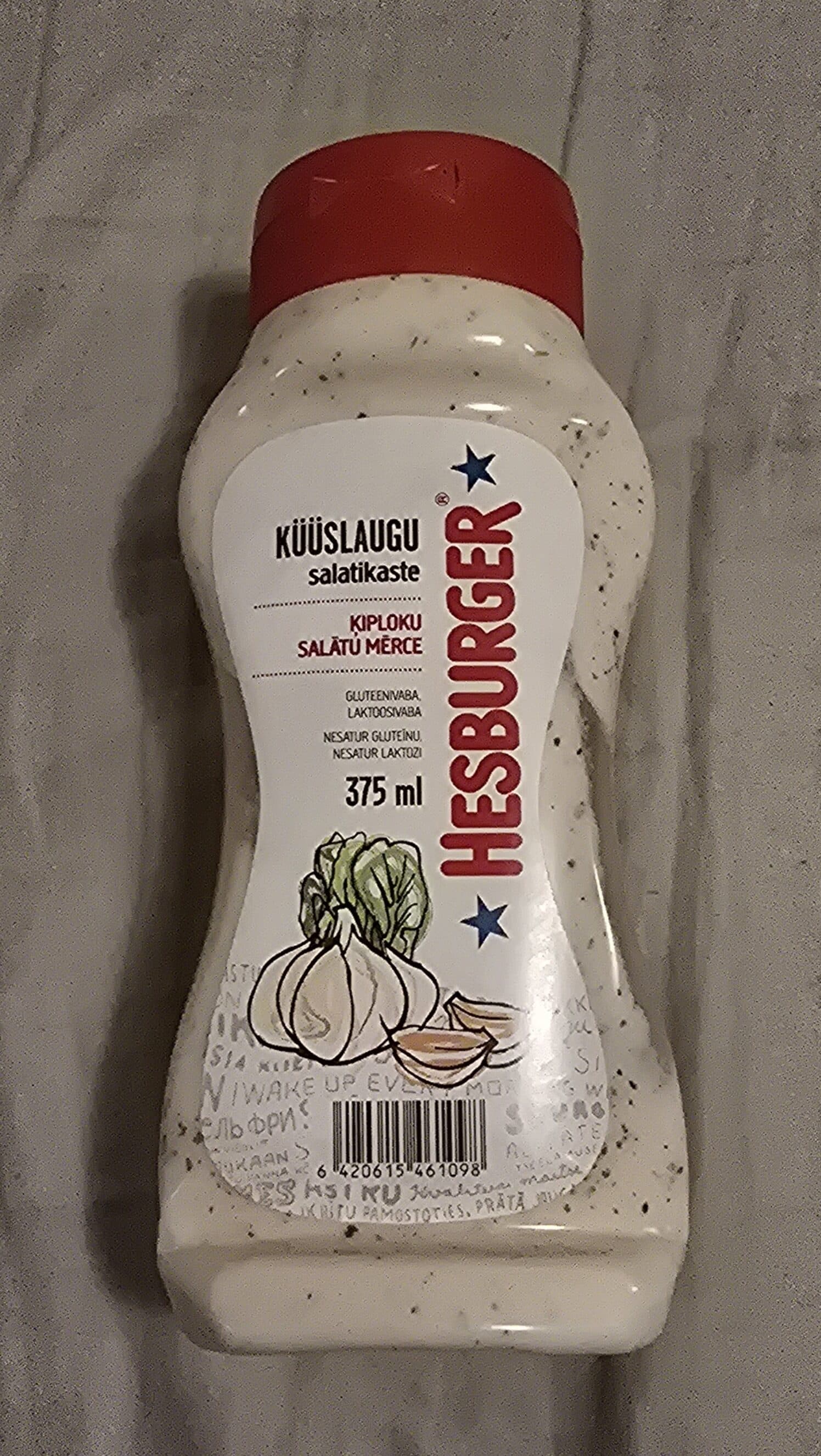 Hesburger Česnakinis salotų padažas packshot
