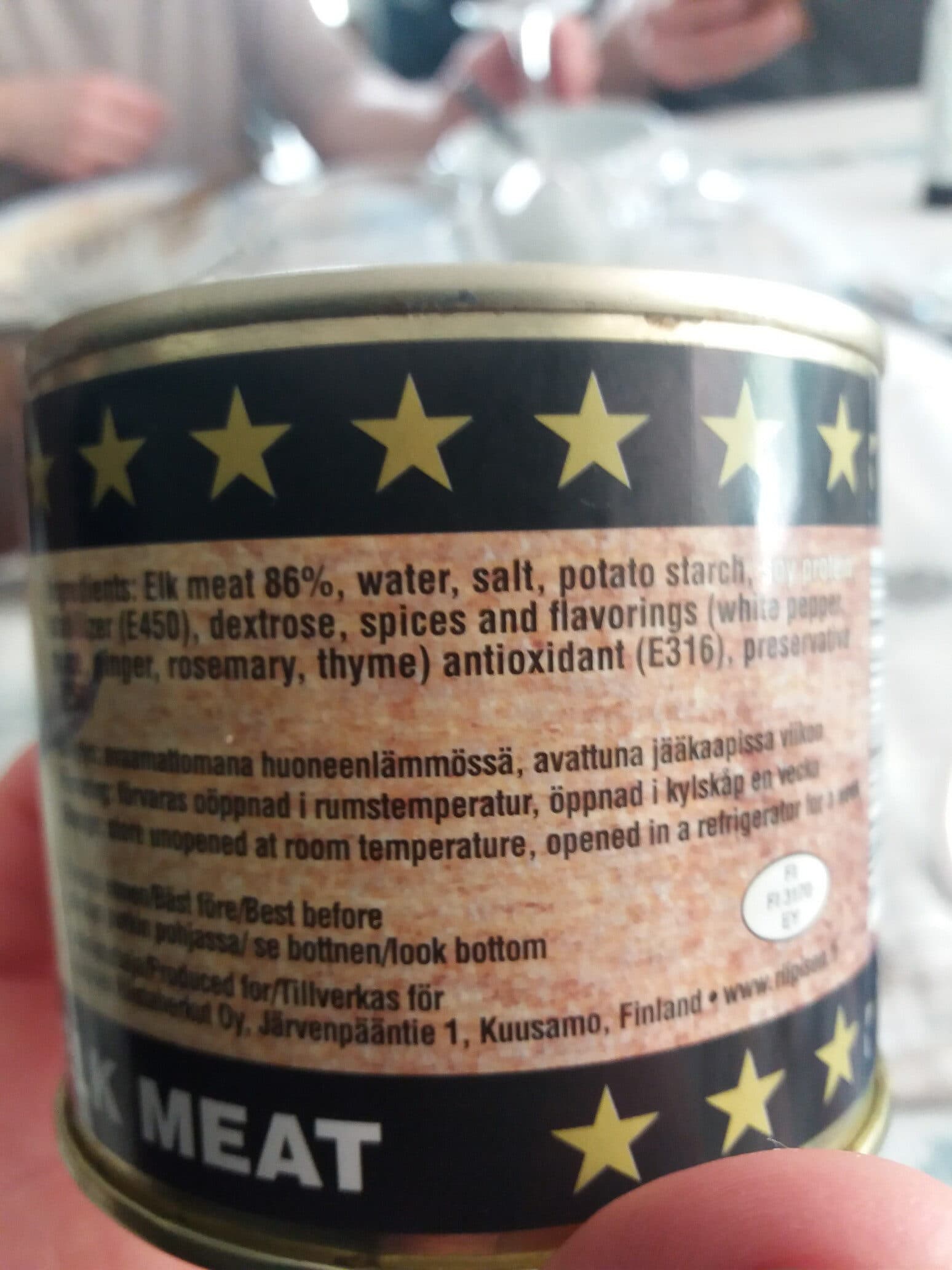 Riipisen Elk meat packshot