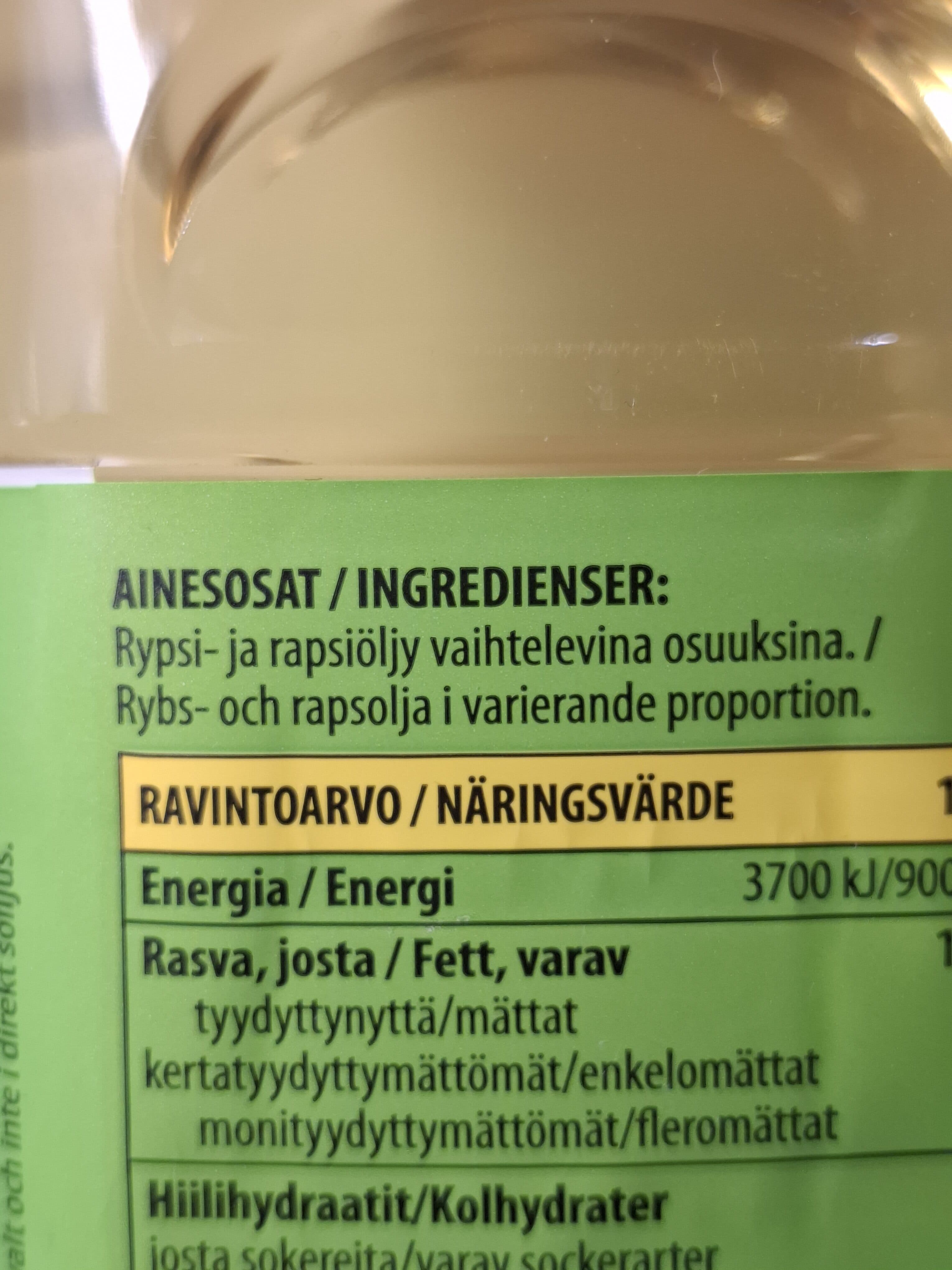 Apetit Rypsi&Rapsi-öljy packshot